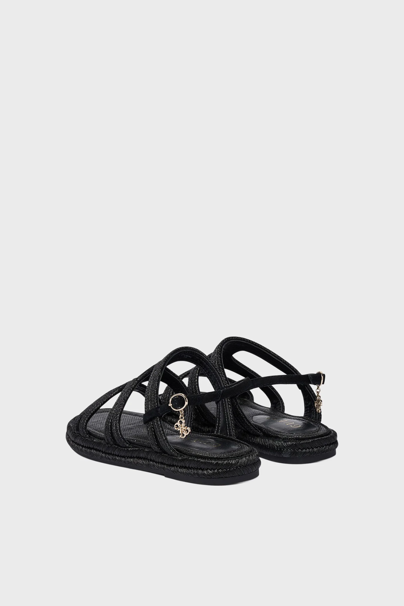 Жіночі чорні сандалі Guess FLJKLR.FAB03;BLACK — MD-Fashion