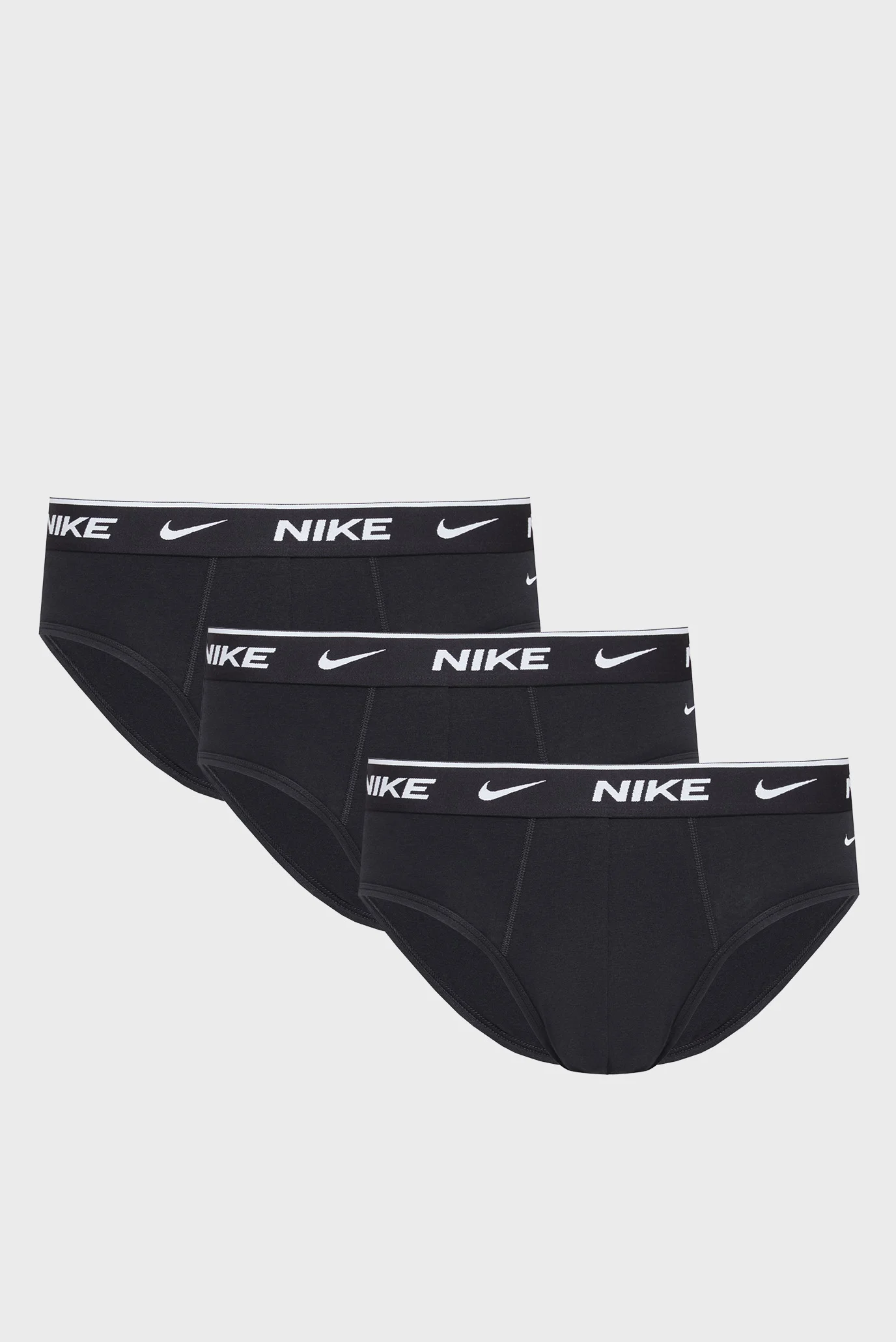 Мужские черные брифы (3 шт) ESSENTIAL Nike NQ00KE1283 — MD-Fashion