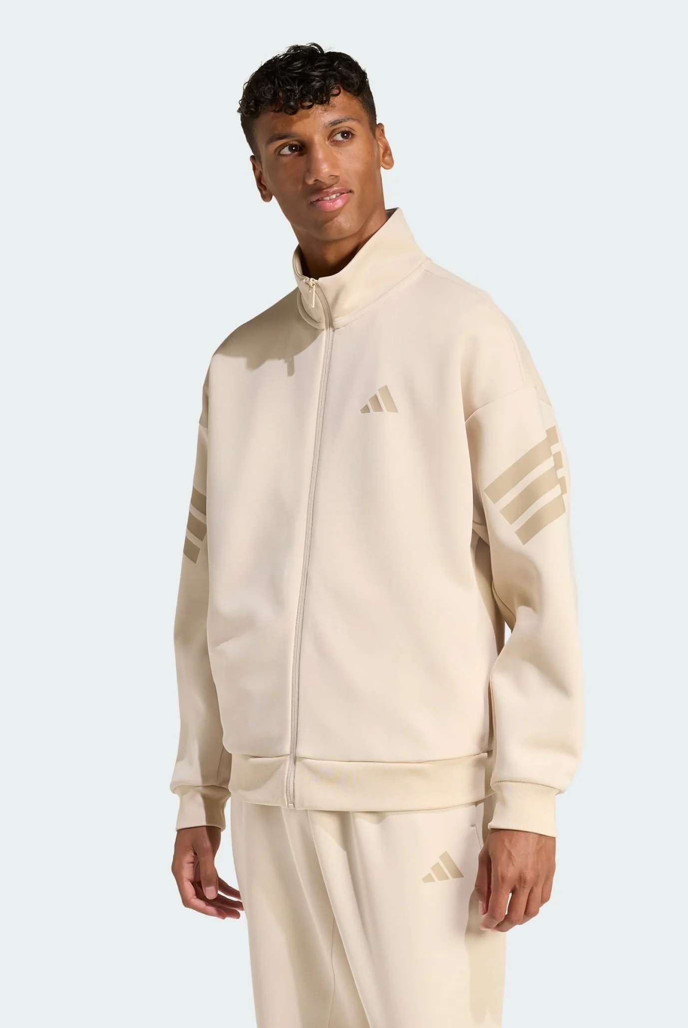 Чоловіча бежева спортивна кофта Future Icons 3-Stripes Woven
