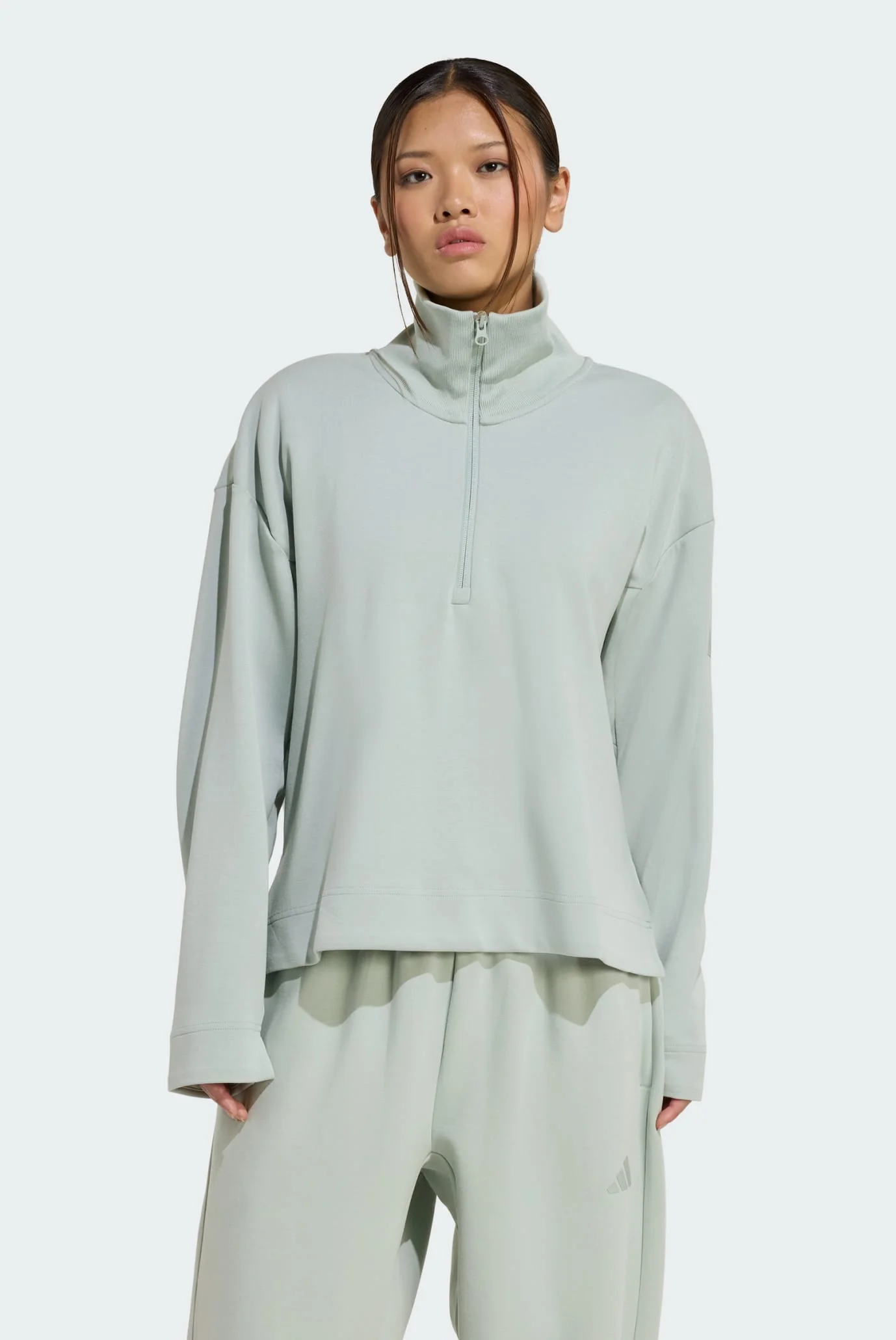 Женская мятная спортивная кофта ALL SZN Soft Lux Quarter-Zip