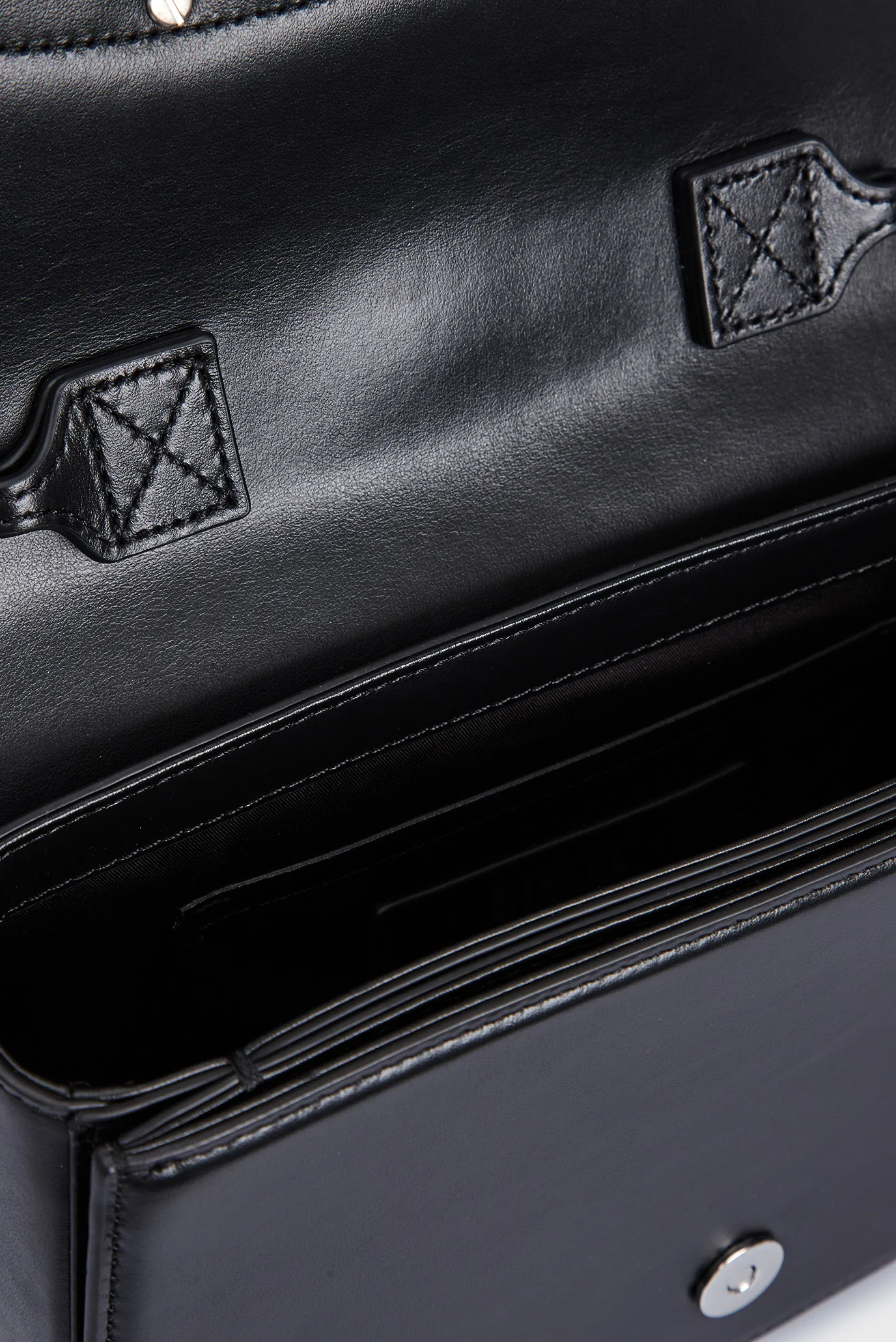 Женская черная кожаная сумка 1DR M Diesel X09568 PR818 — MD-Fashion