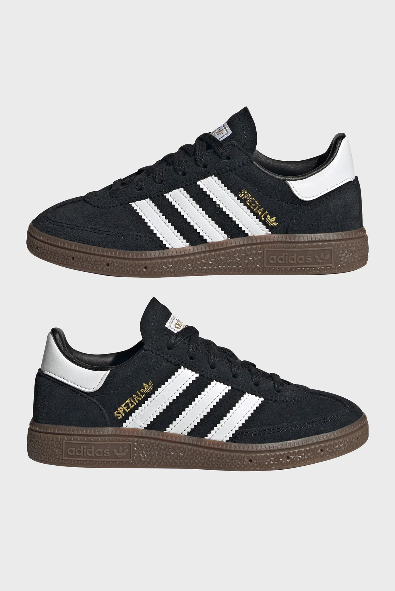 ファンテ Детские черные замшевые сникерсы Handball Spezial Kids adidas