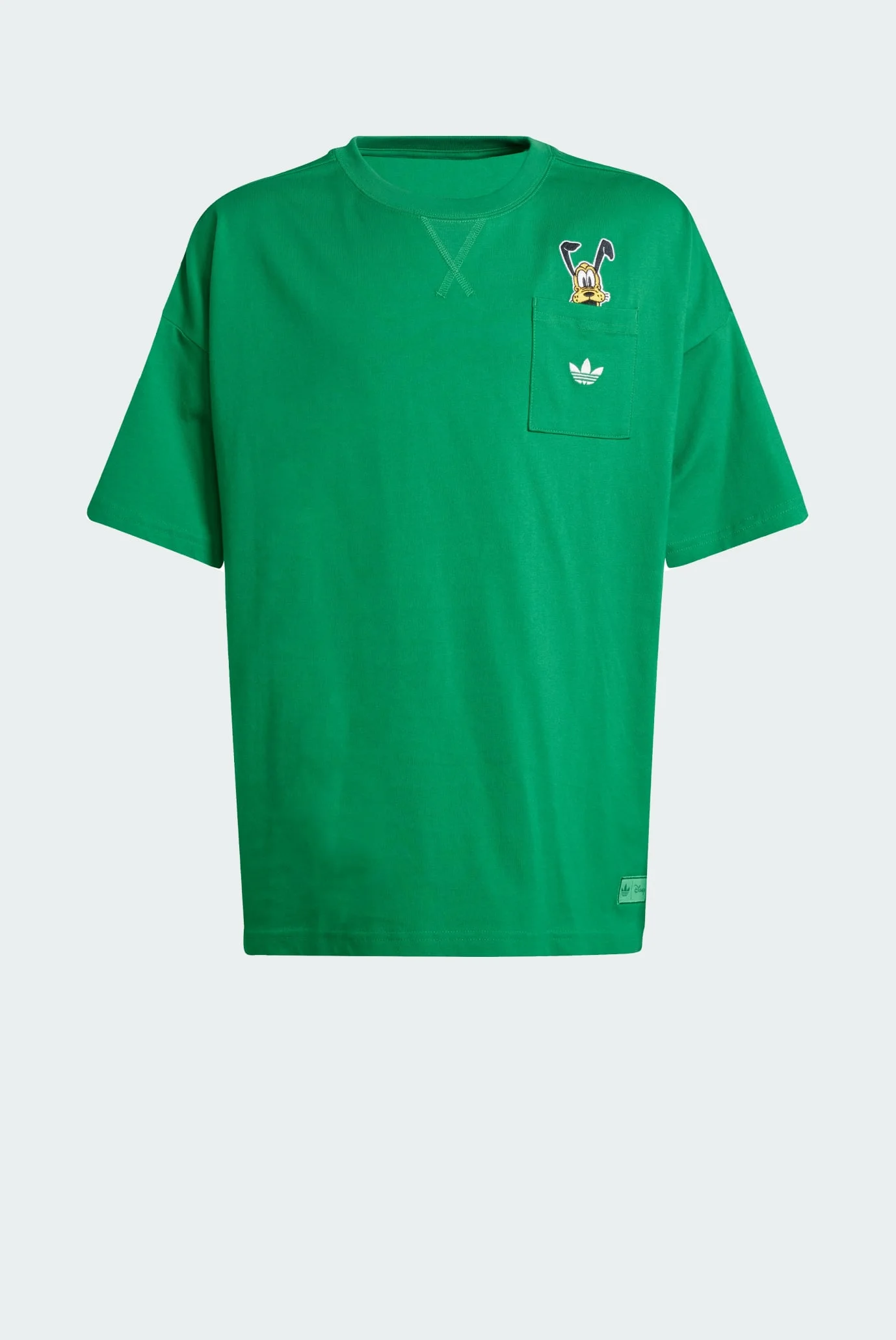 Дитяча зелена футболка adidas Disney Mickey Mouse adidas JD3082