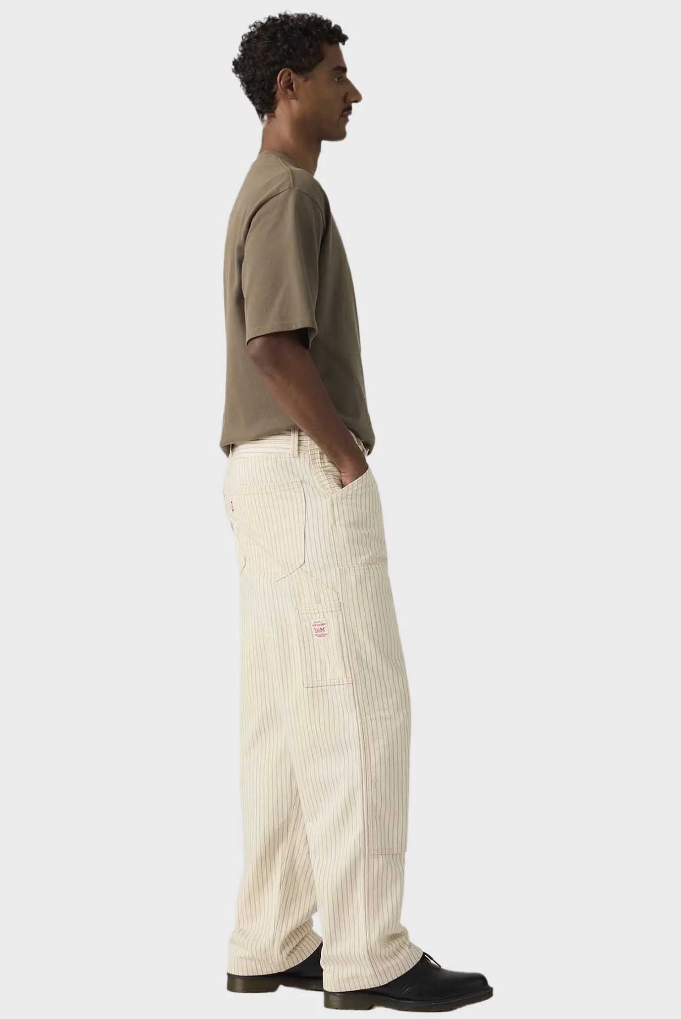 Мужские белые брюки в полоску 568™ Loose Straight Levi's® A7367