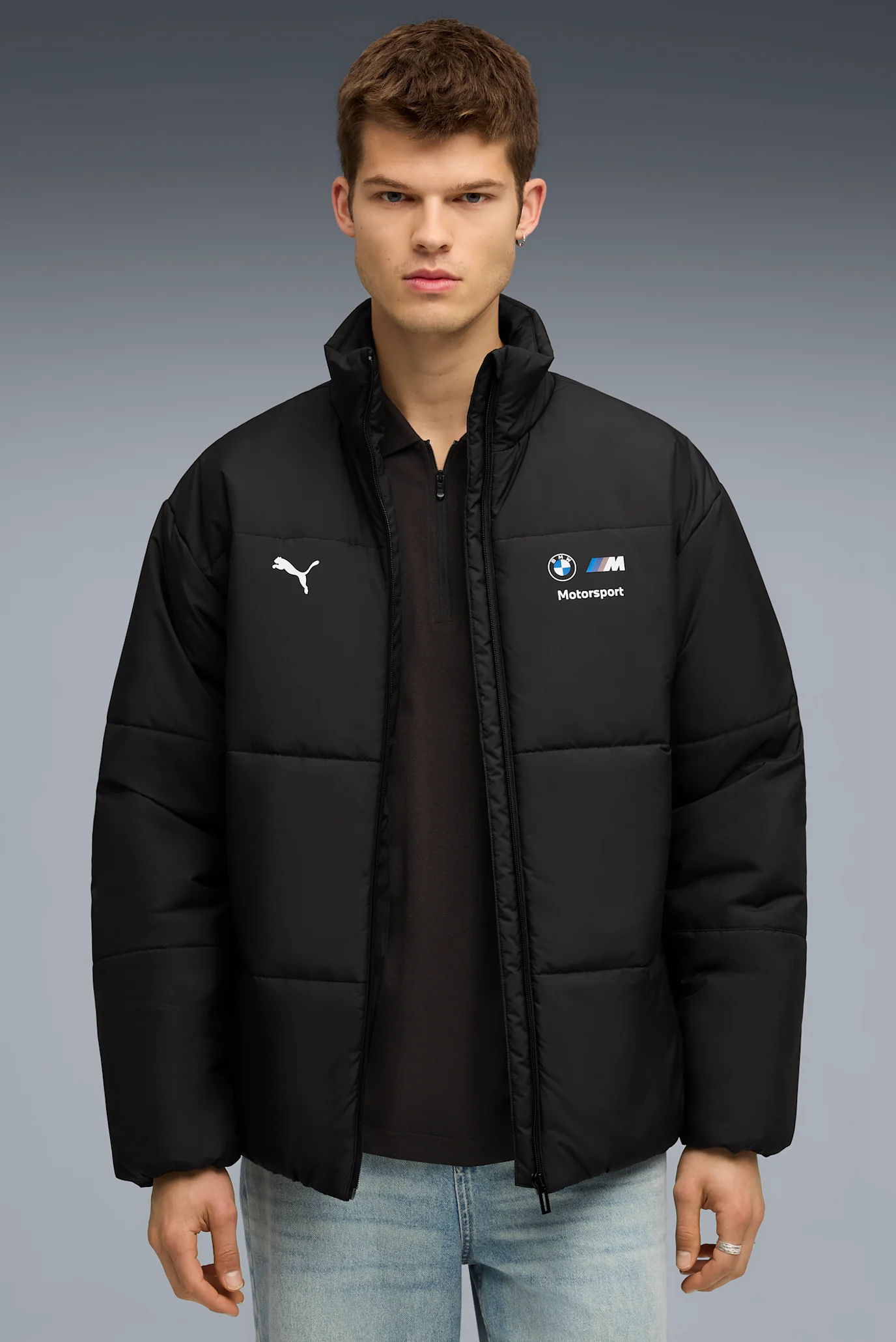 Мужская черная куртка BMW M Motorsport Essentials Puffer Jacket