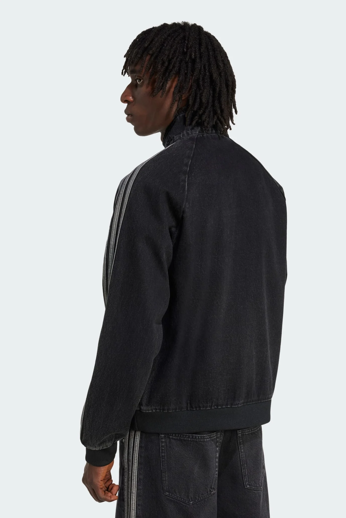 Чоловіча чорна джинсова куртка adidas Adicolor First Black adidas