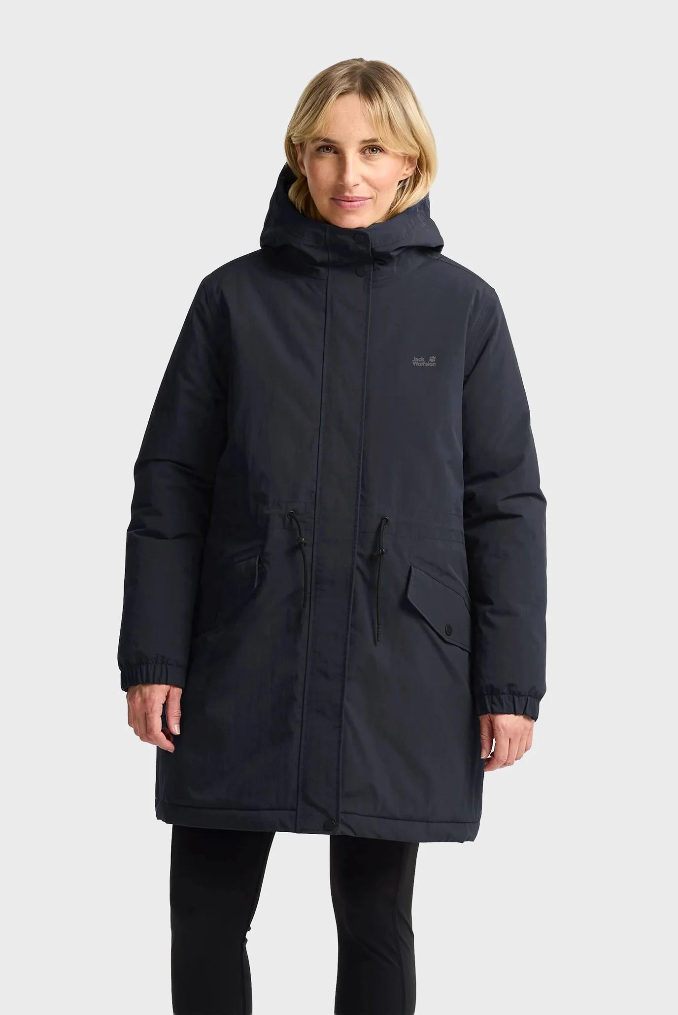さくら ブラック Жіноча темно-синя парка Jack Wolfskin A65066_C0413 — MD-Fashion