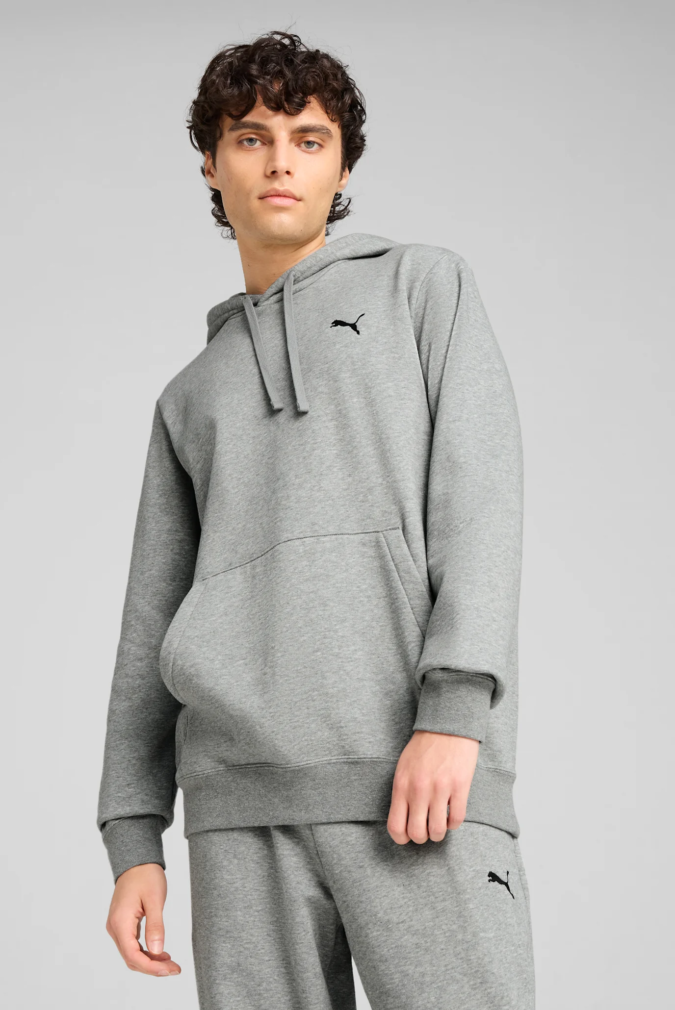 Чоловіче сіре худі Essentials Hoodie Men PUMA 682578_03 — MD-Fashion