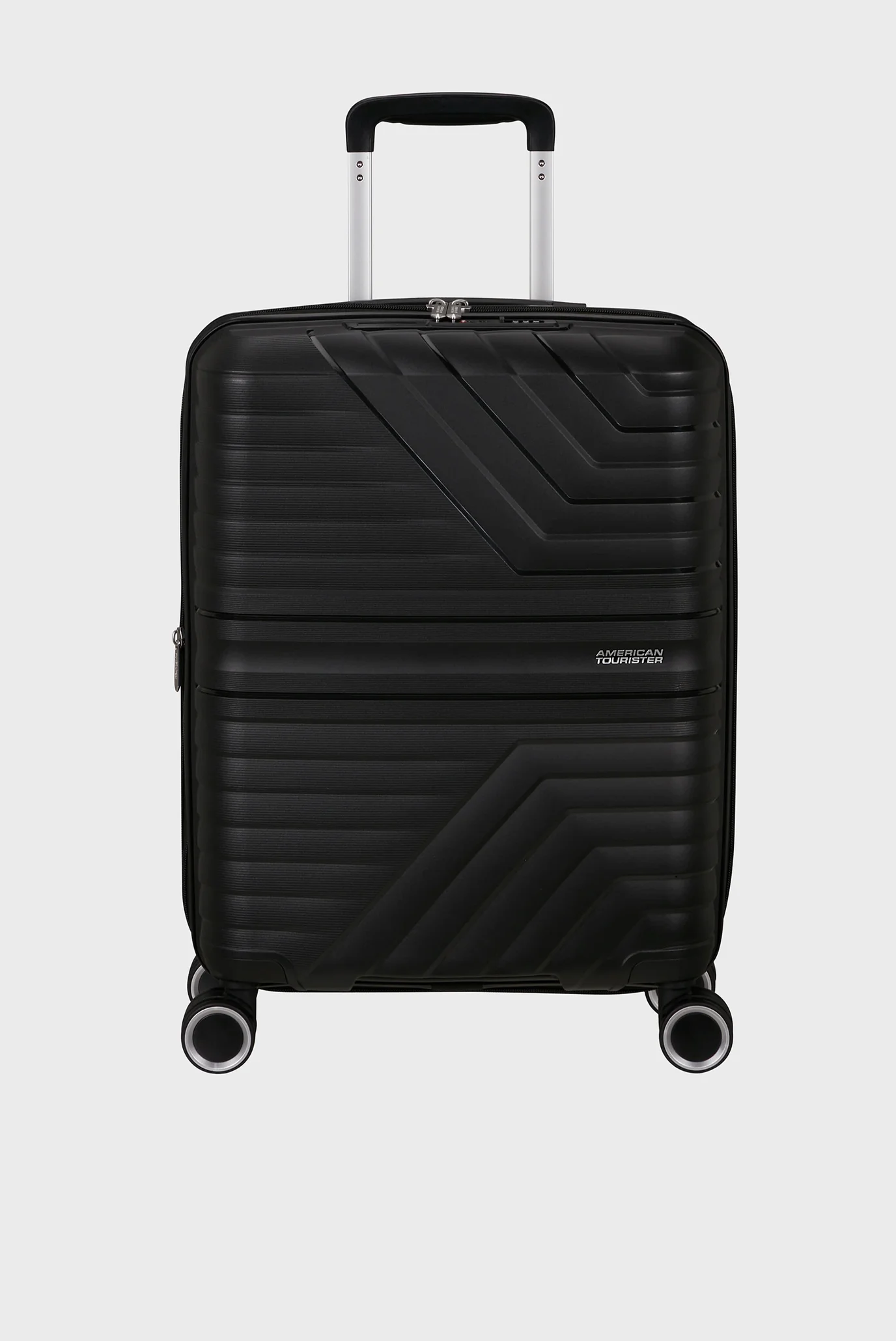 Жіноча чорна валіза 55 см FLYTWIST American Tourister MI1*09001