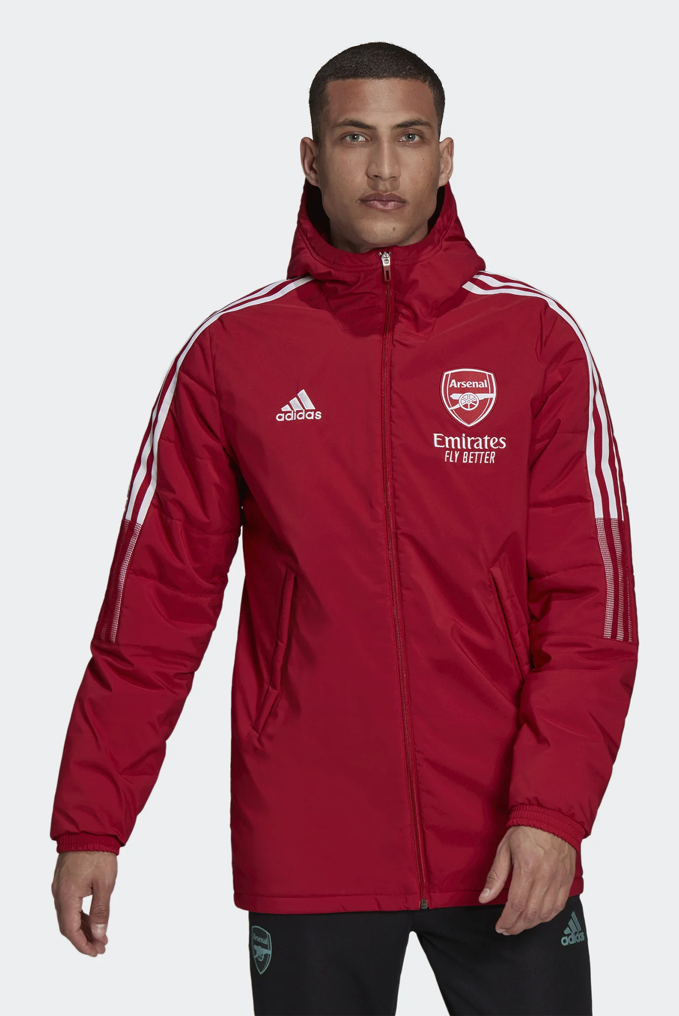 u*5様 K's Game 赤 ジャンパー zimnyaya-kurtka-arsenal-adidas