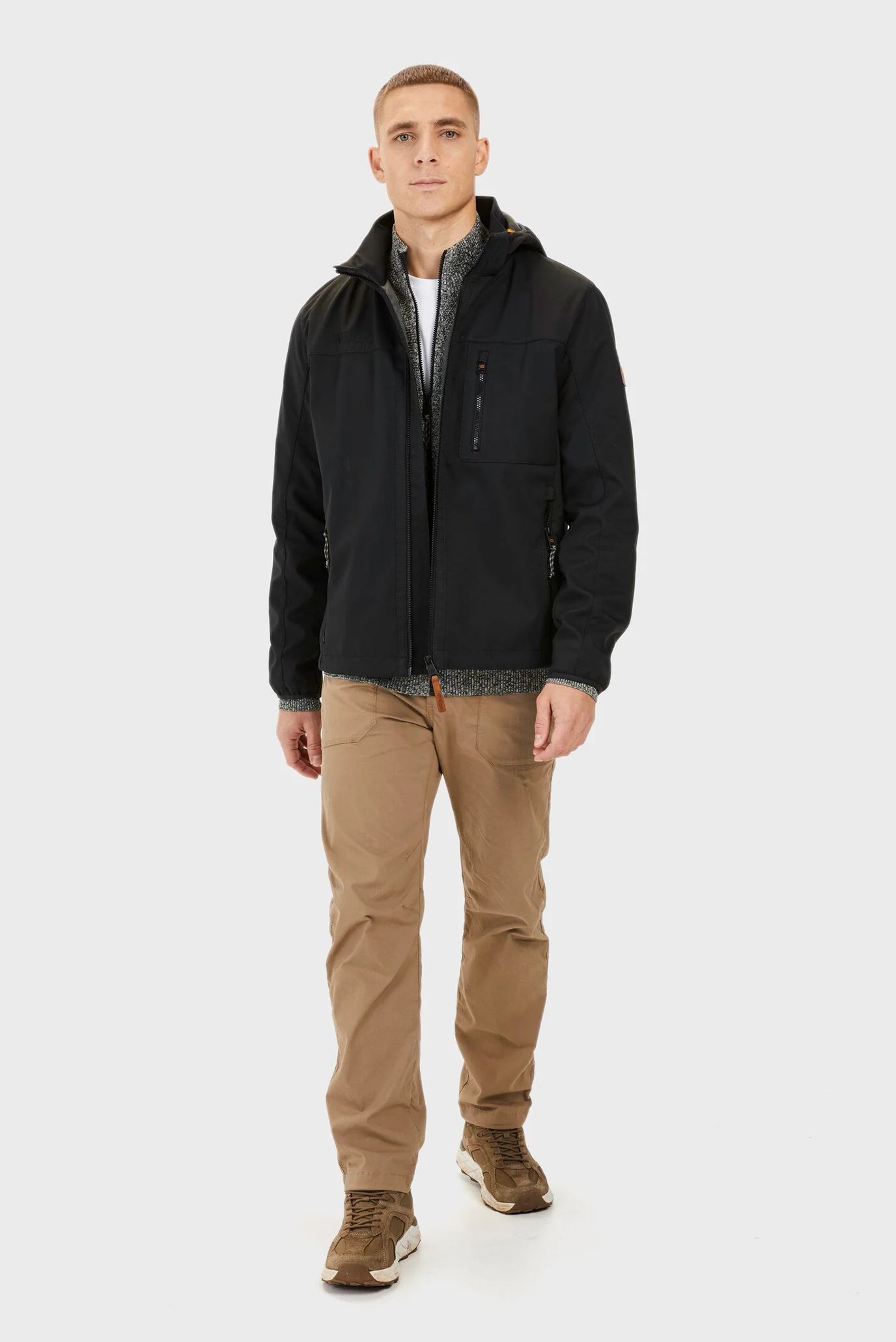 Чоловіча чорна куртка Camel Active 430120-9N61-88 — MD-Fashion