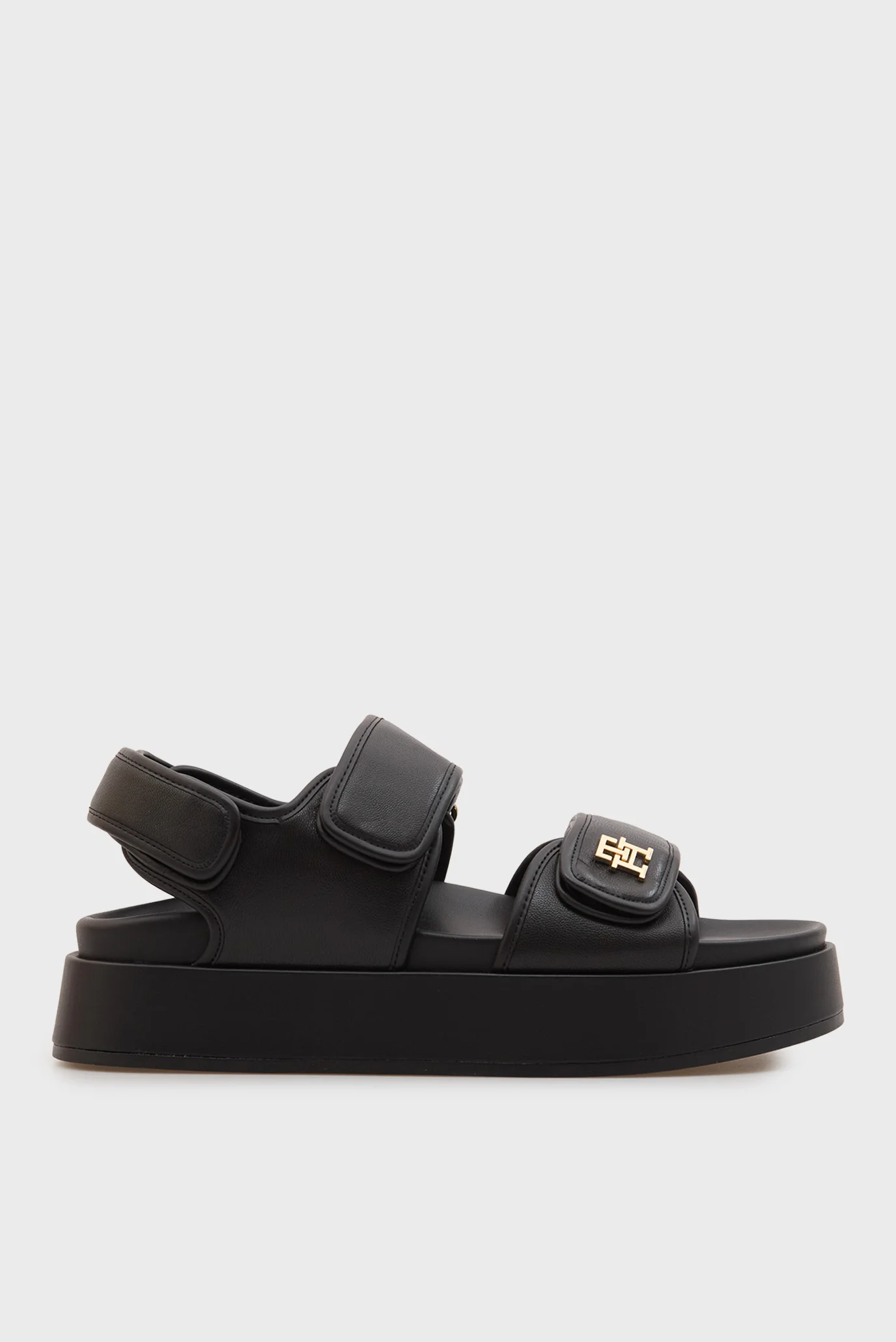 Жіночі чорні шкіряні сандалі SPORTY PLATFORM Tommy Hilfiger