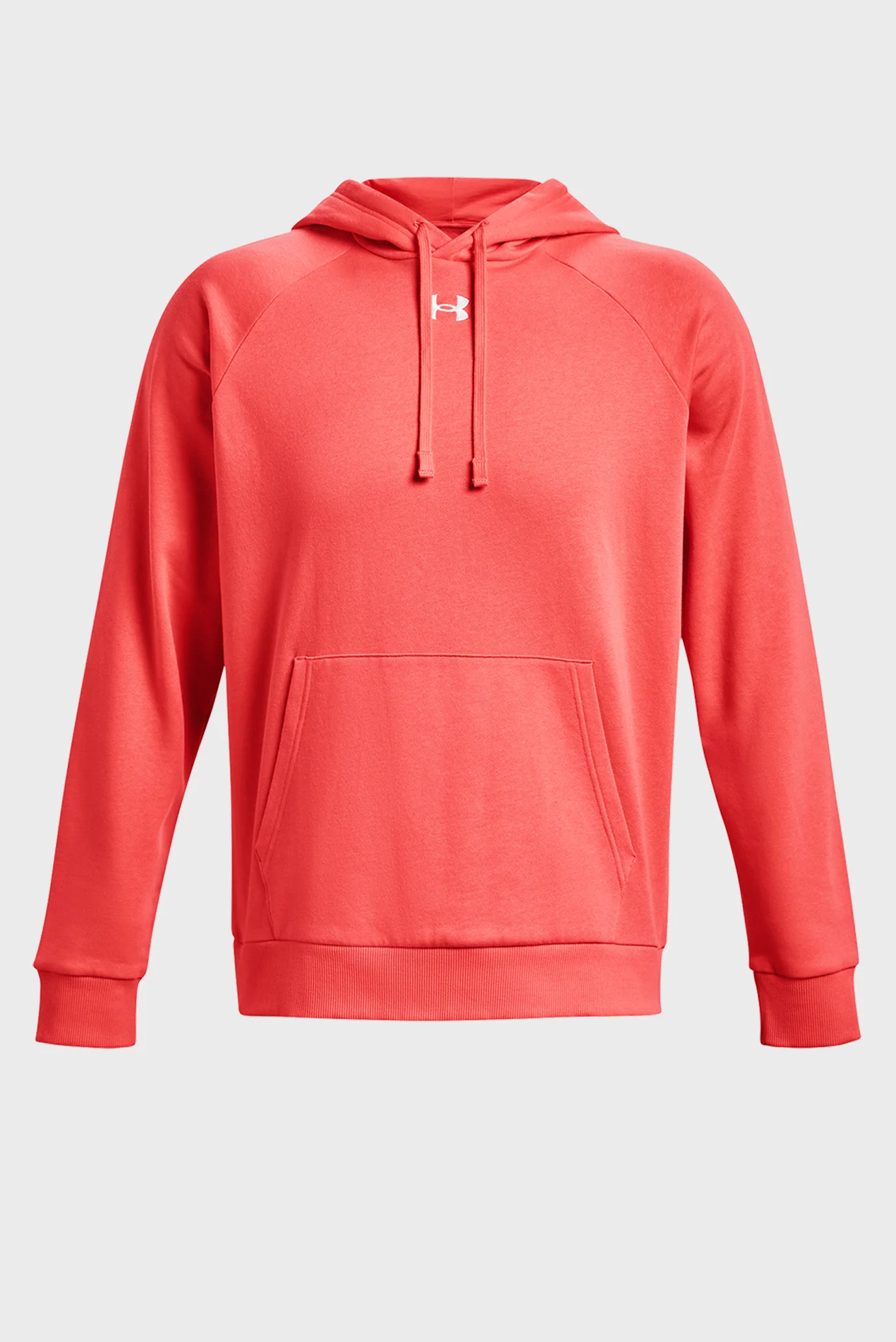 Чоловіче коралове худі UA Rival Fleece FZ Hoodie Under Armour