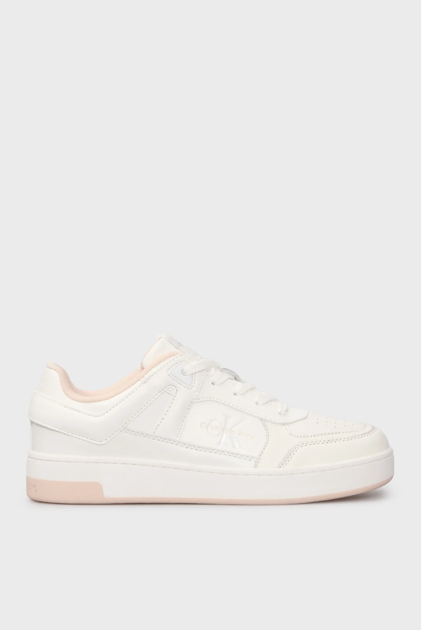 Жіночі білі снікерси BASKET CUPSOLE LOW MIX Calvin Klein