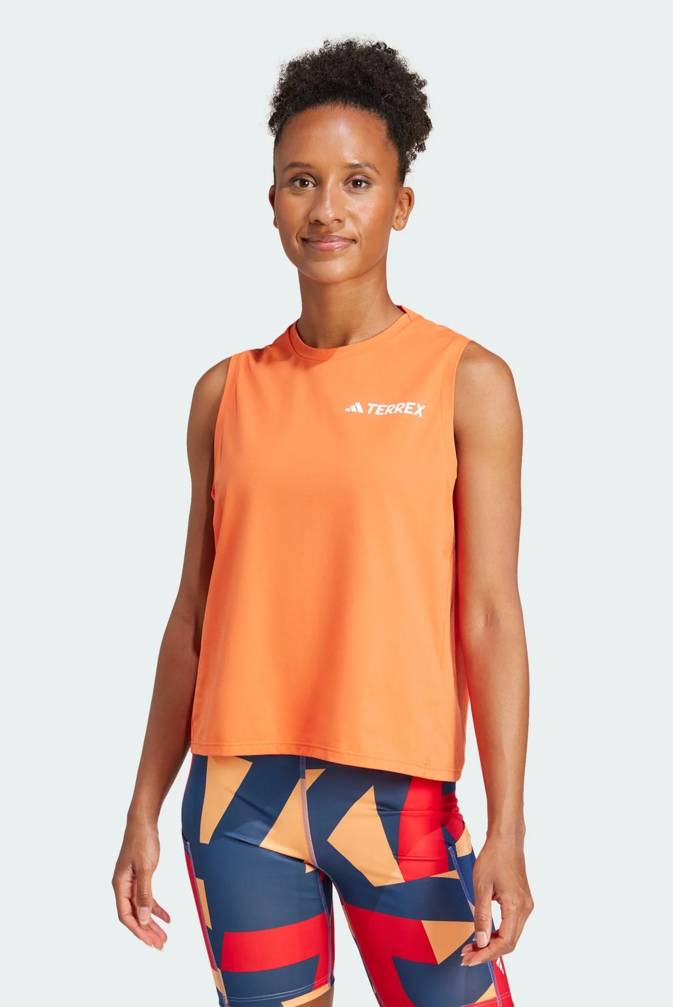 Жіноча помаранчева майка Terrex Multi Climacool adidas JE0360 — MD