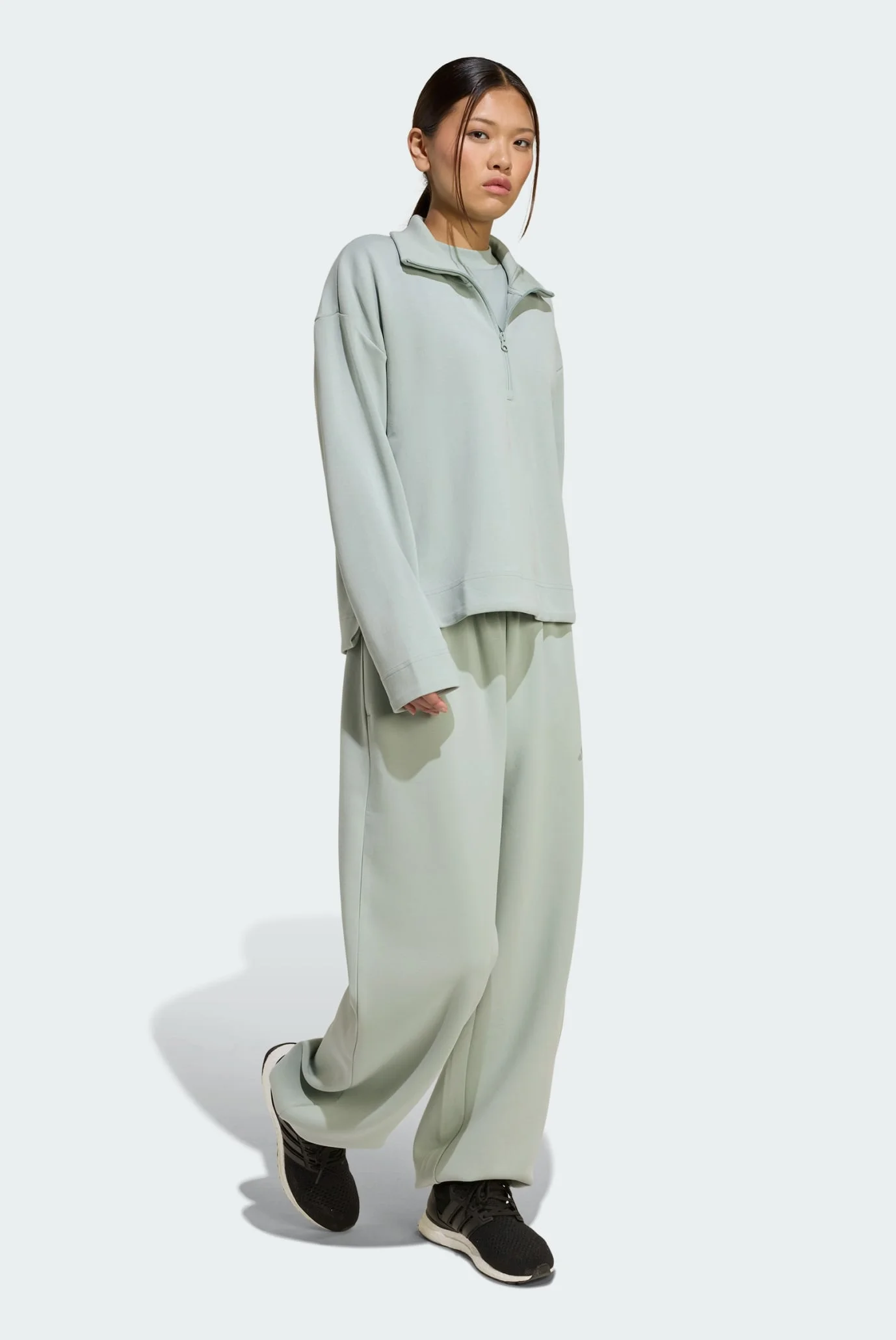 Женская мятная спортивная кофта ALL SZN Soft Lux Quarter-Zip
