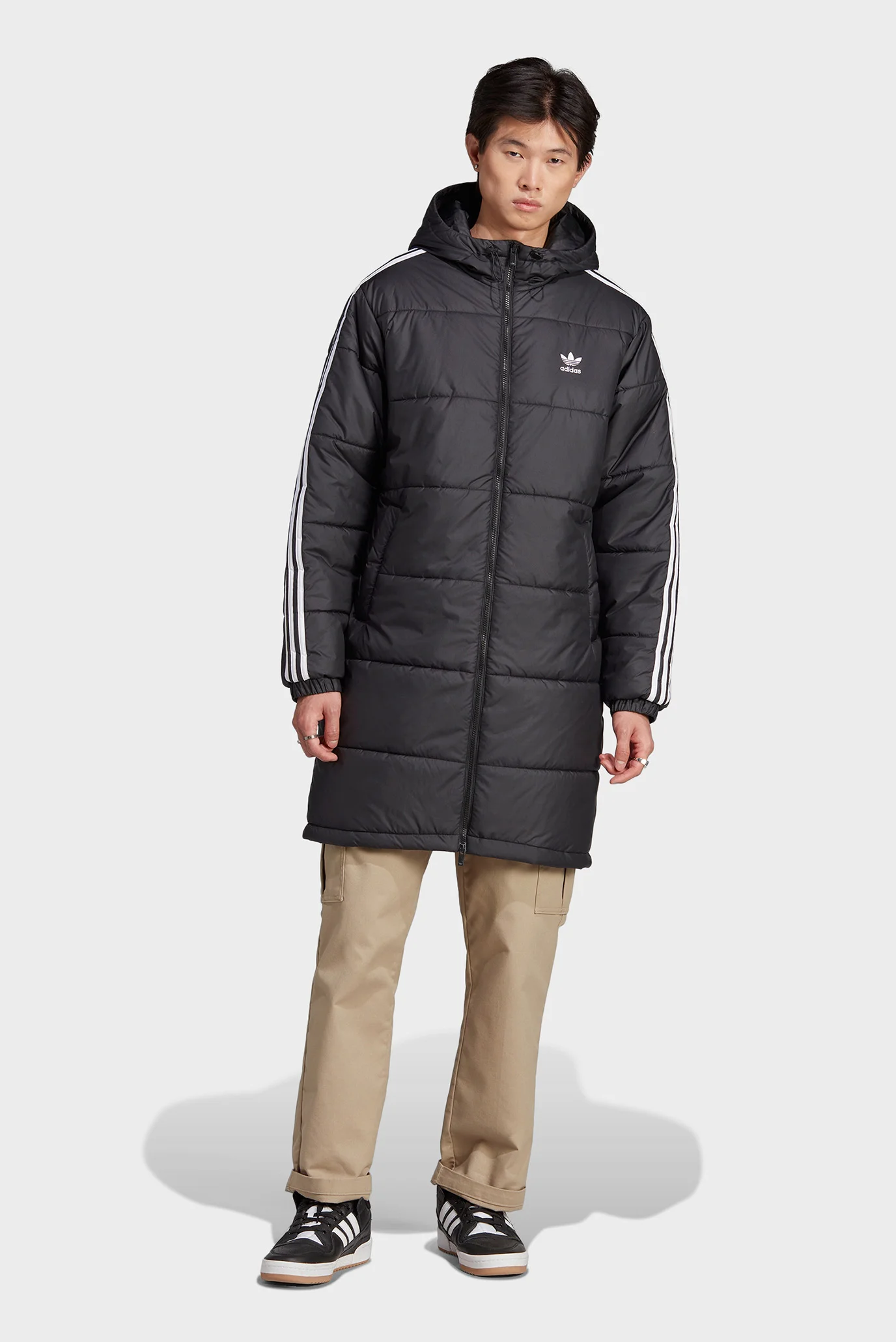 Чоловіча чорна куртка Adicolor Long adidas HZ0684 — MD-Fashion