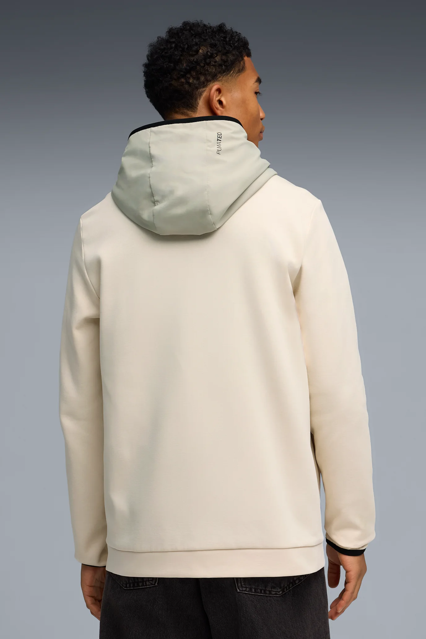 Мужское бежевое худи PUMATECH Full Zip Hoodie Men PUMA 692185_87