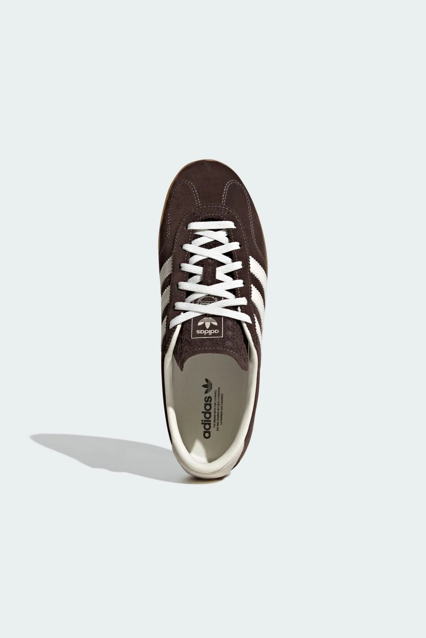 Жіночі коричневі замшеві кросівки GAZELLE LO PRO adidas IH6932