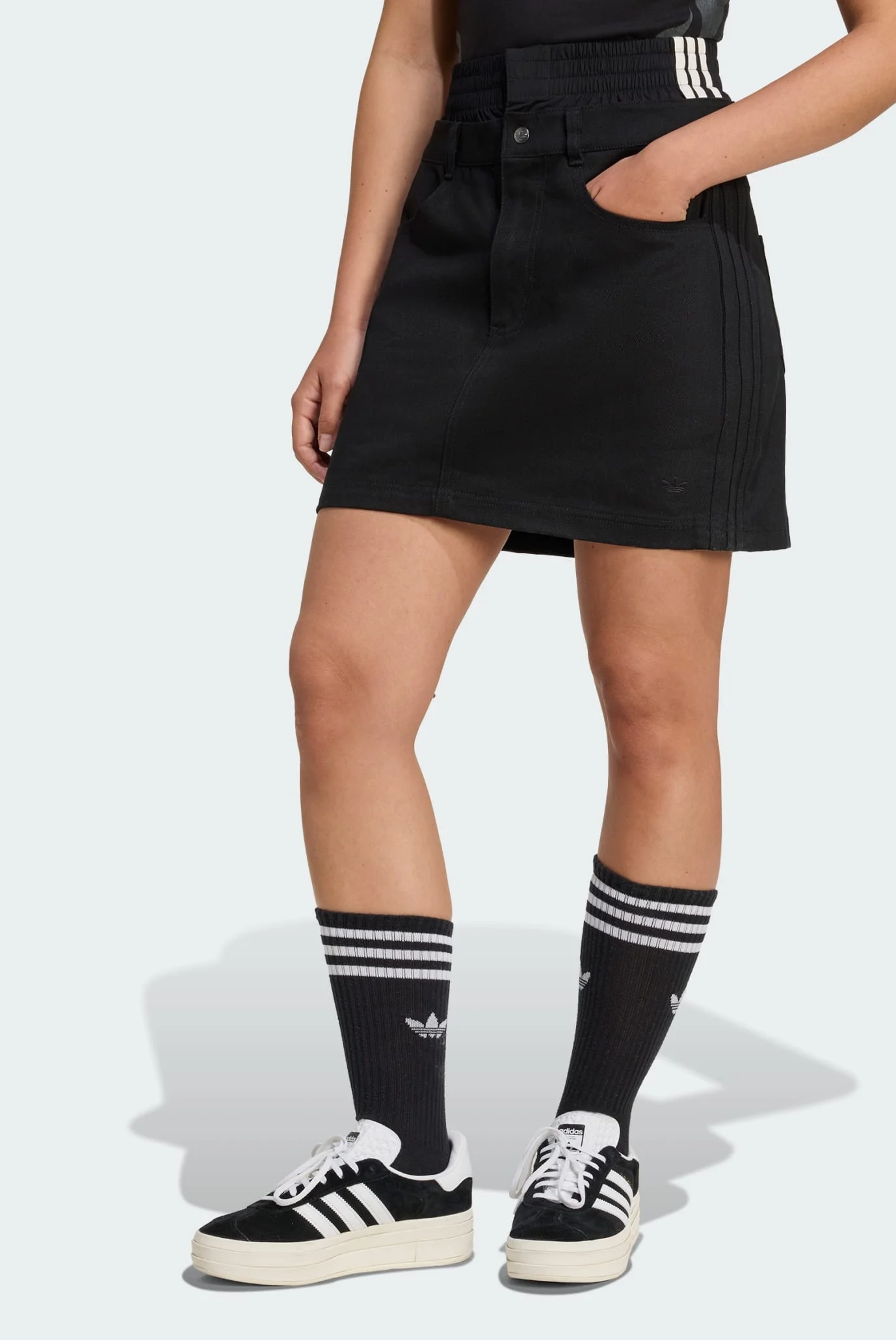 ゆー Женская черная юбка Firebird Utility Mini adidas JX7593 — MD-Fashion