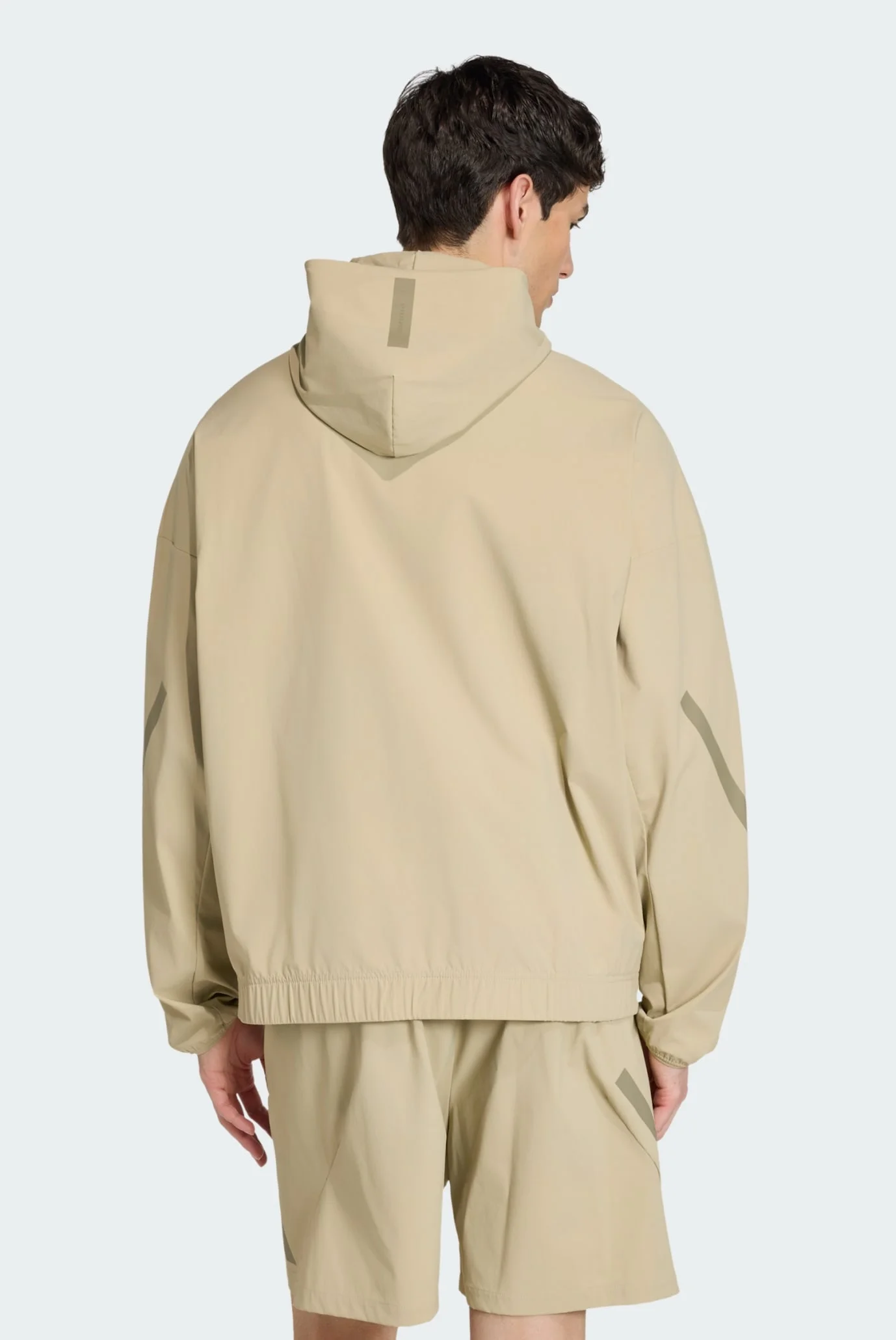 Мужское бежевое худи ADIDAS Z.N.E. WOVEN adidas KD8499 — MD-Fashion