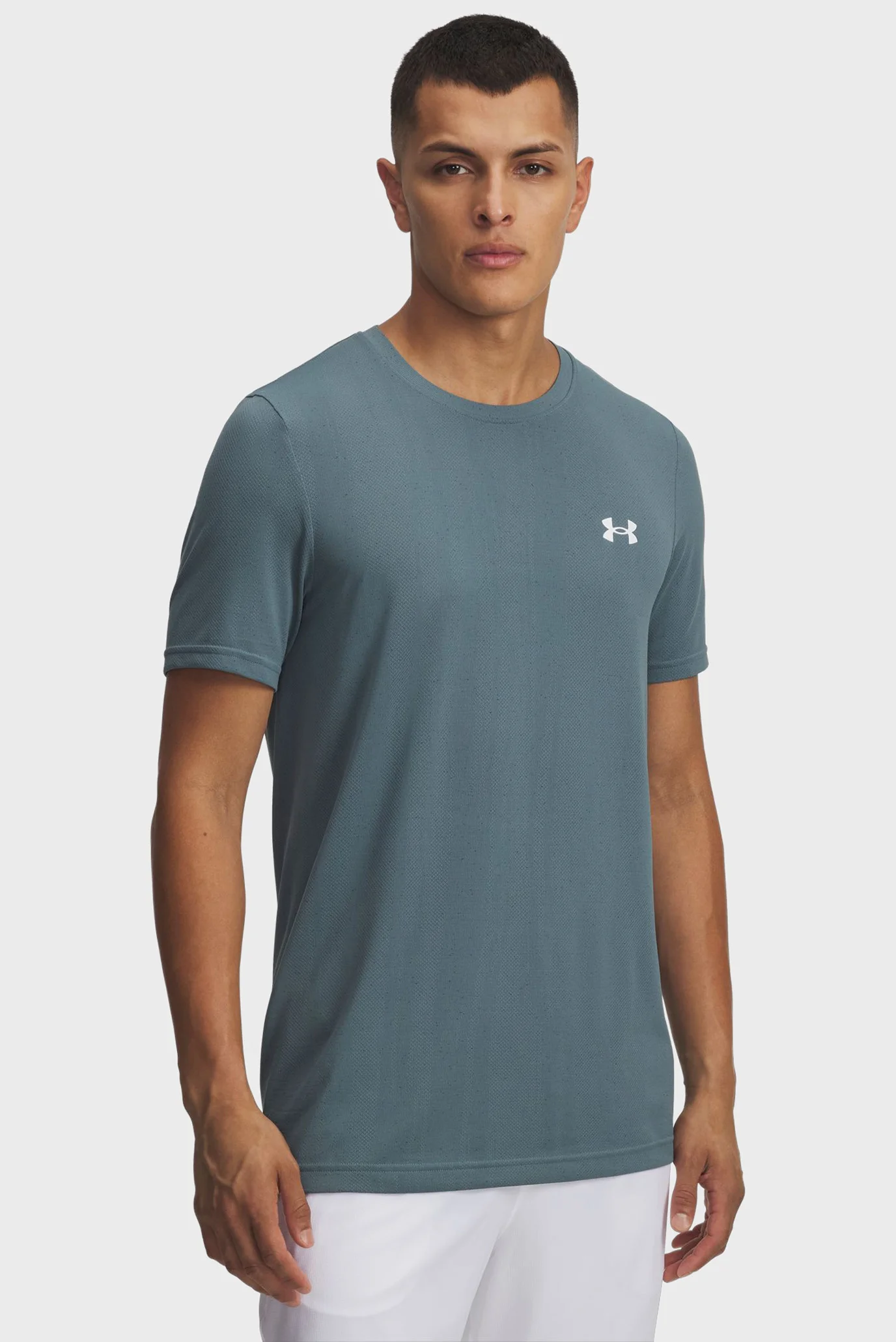 Мужская бирюзовая футболка Vanish Seamless Novelty SS Under Armour ...