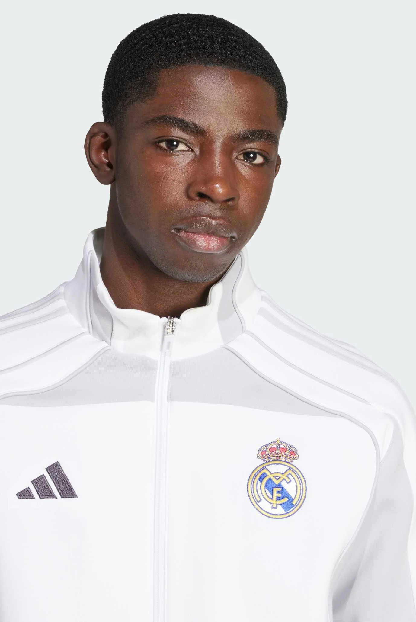 Чоловіча біла спортивна кофта Real Madrid UBP Doubleknit adidas
