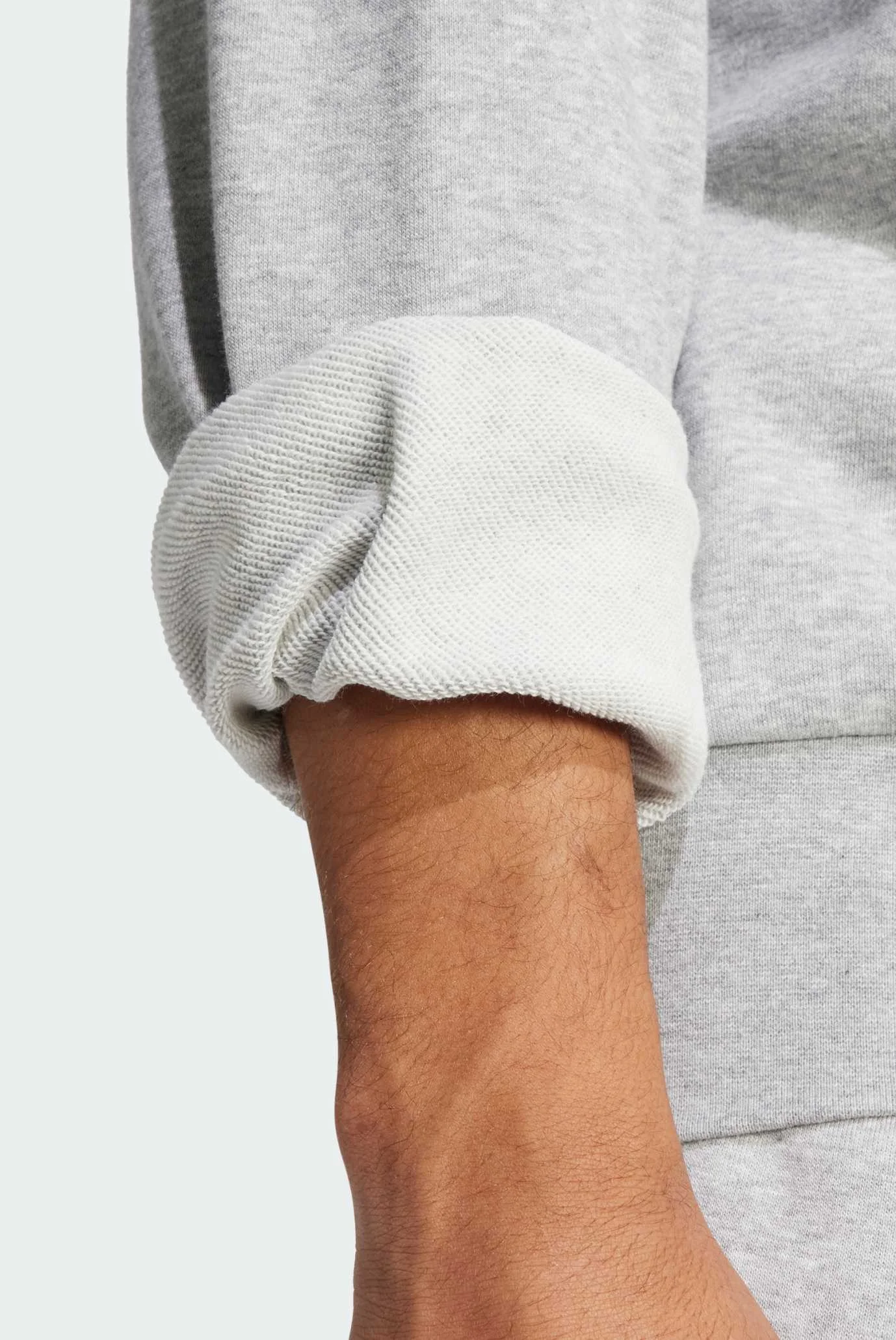 Мужское серый свитшот Essentials Big Logo French Terry adidas