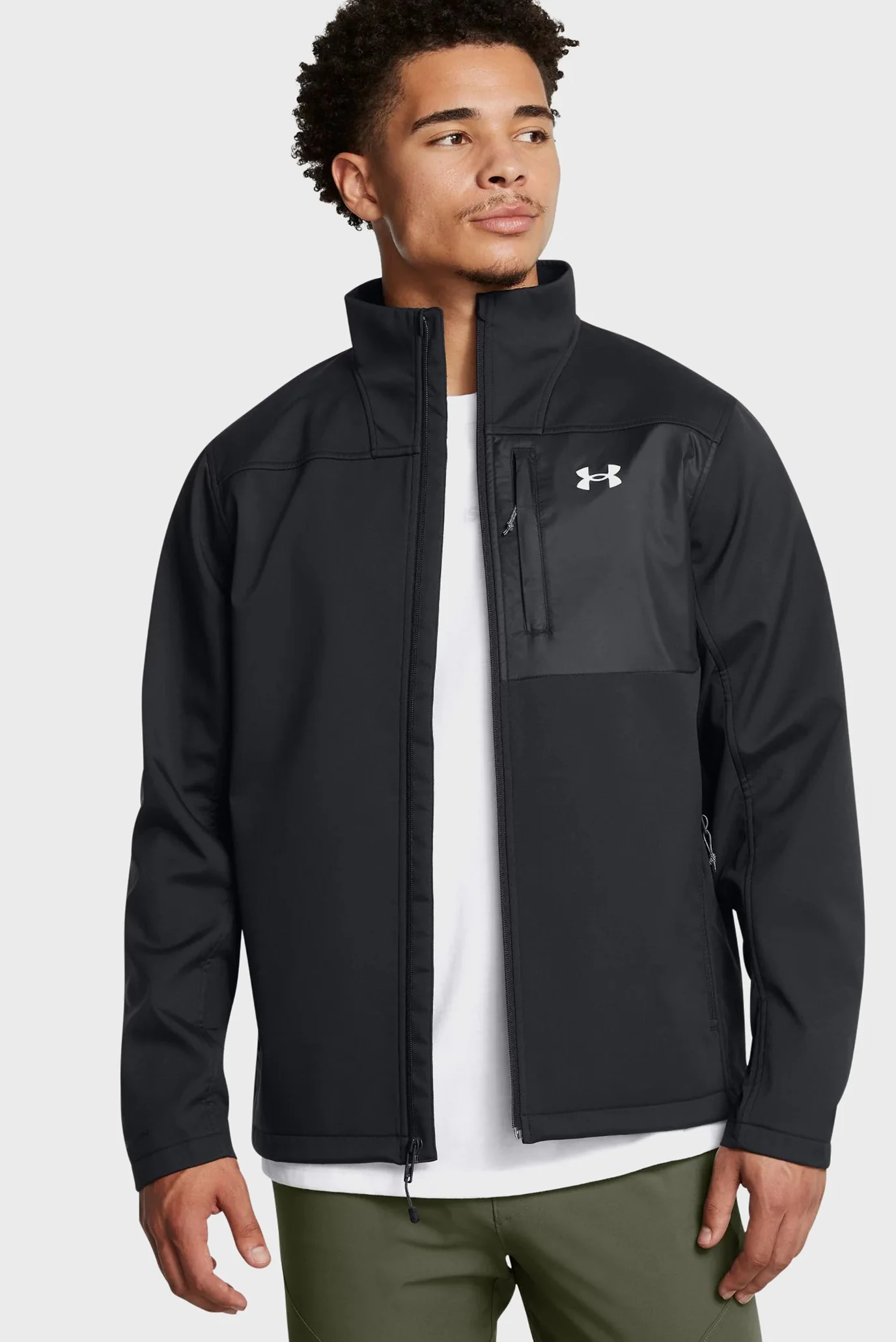 Мужская черная ветровка M Shield Jacket Under Armour 1371586-003
