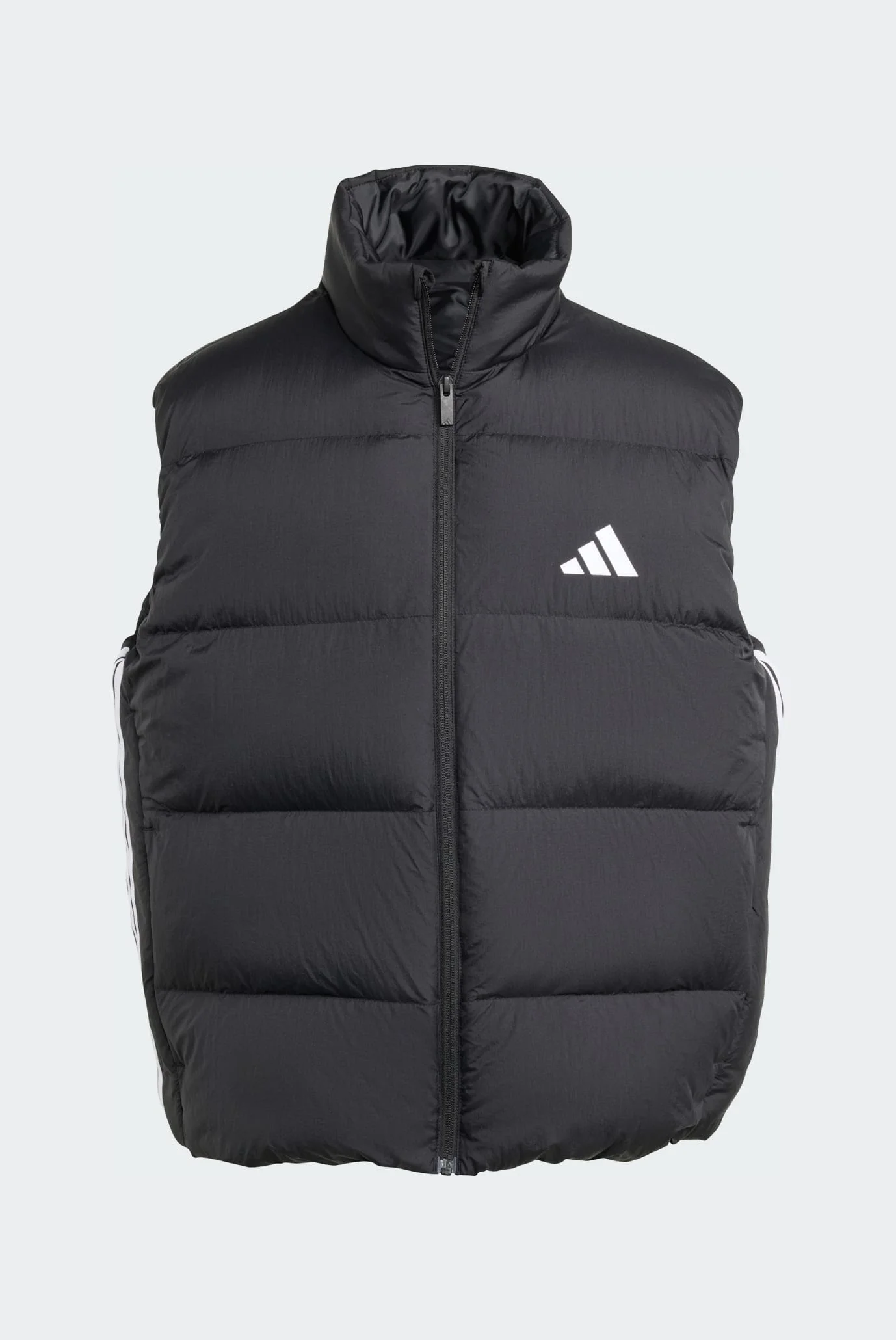 Мужской черный пуховой жилет Essentials Climawarm 3-Stripes adidas
