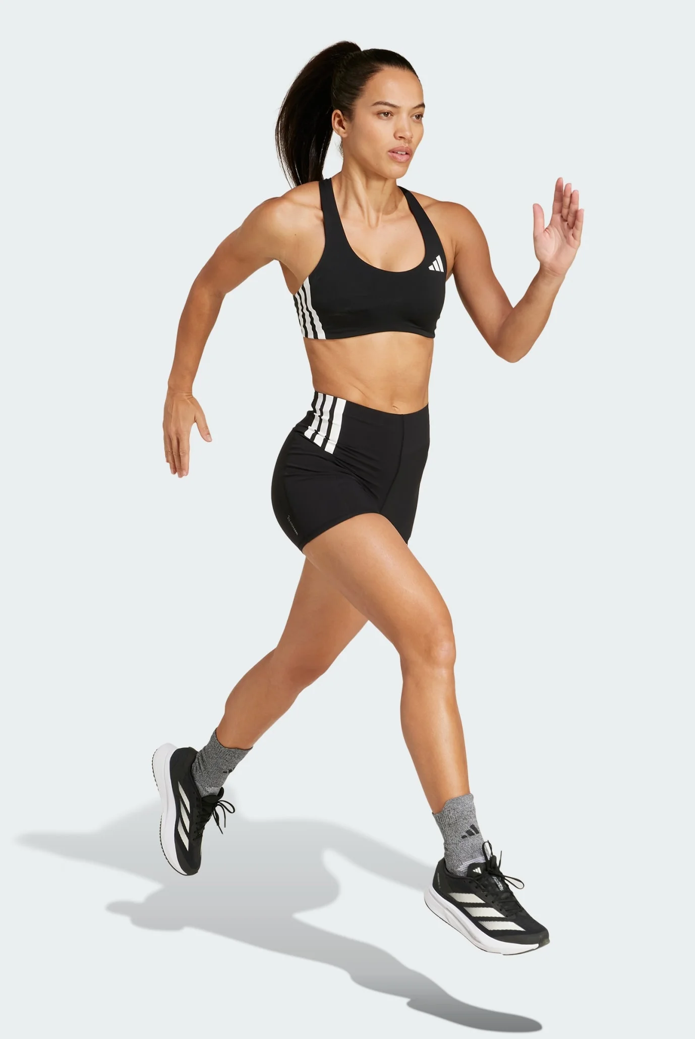 Женские черные велосипедки Adizero adidas JE8033 — MD-Fashion