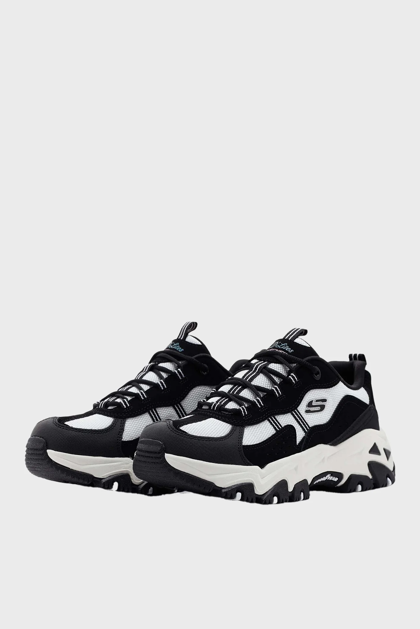 Жіночі кросівки D'LITES HIKER Skechers 180128 BKW — MD-Fashion