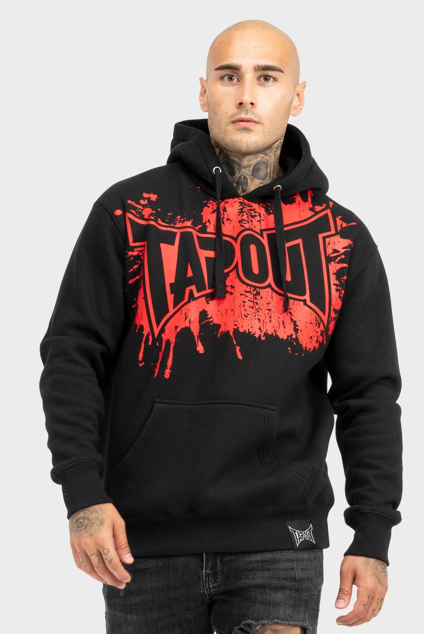 Мужское черное худи TapOut 940075 — MD-Fashion