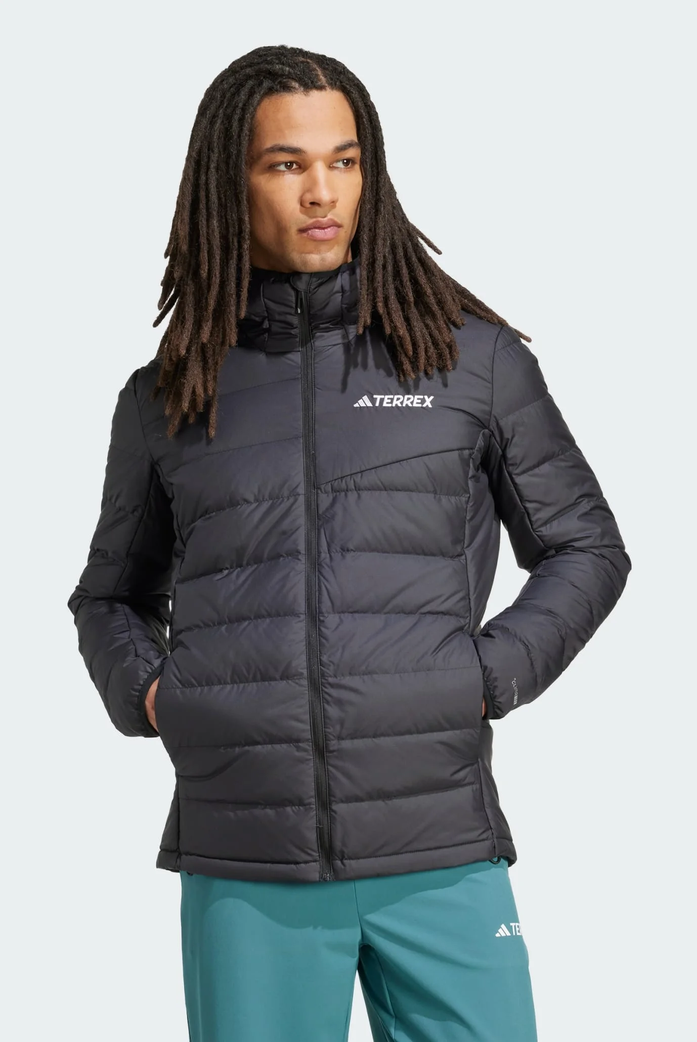 Чоловічий чорний пуховик Terrex Multi Light CLIMAWARM Hooded