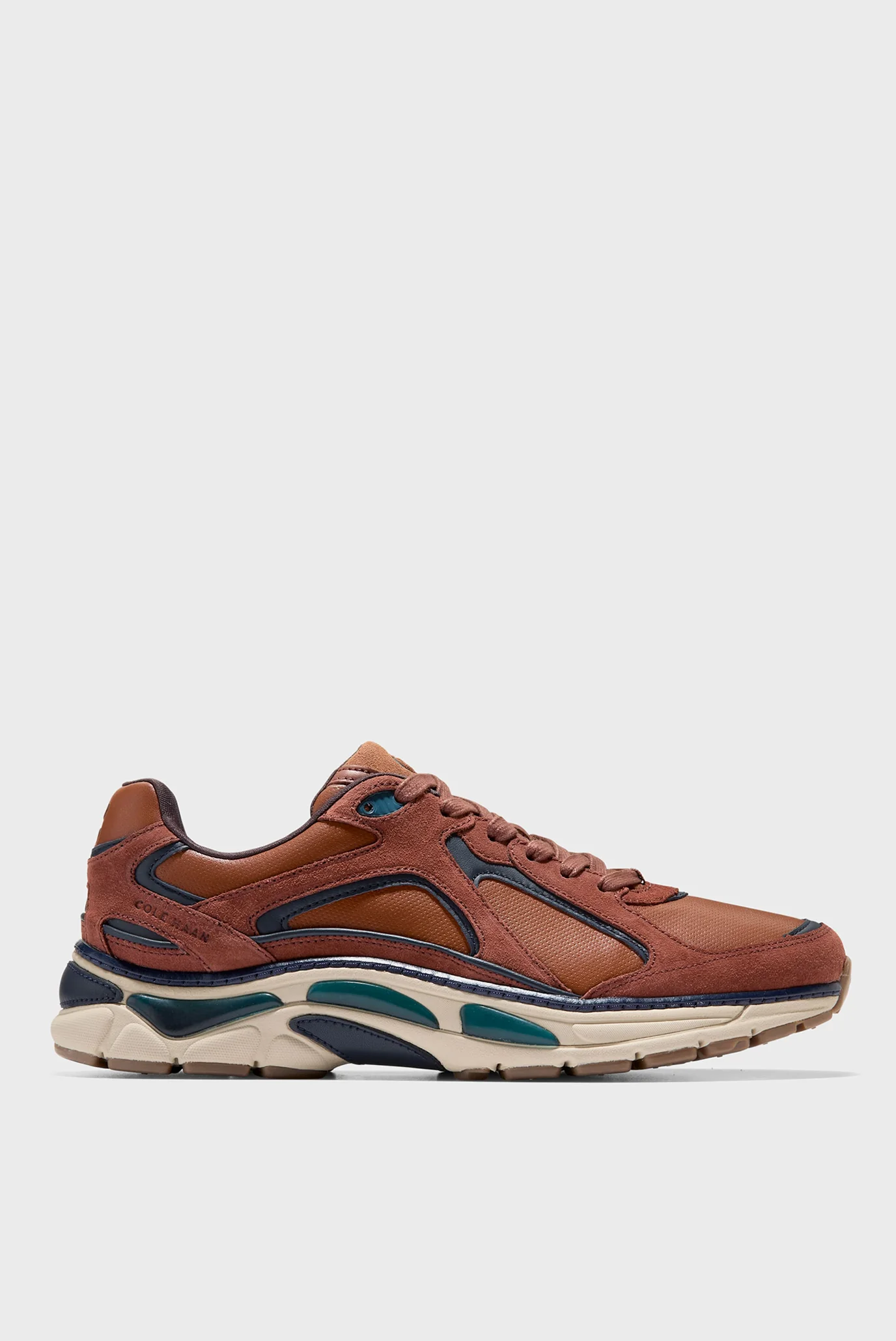Мужские коричневые кожаные кроссовки GrandPrø Millenia Sneaker