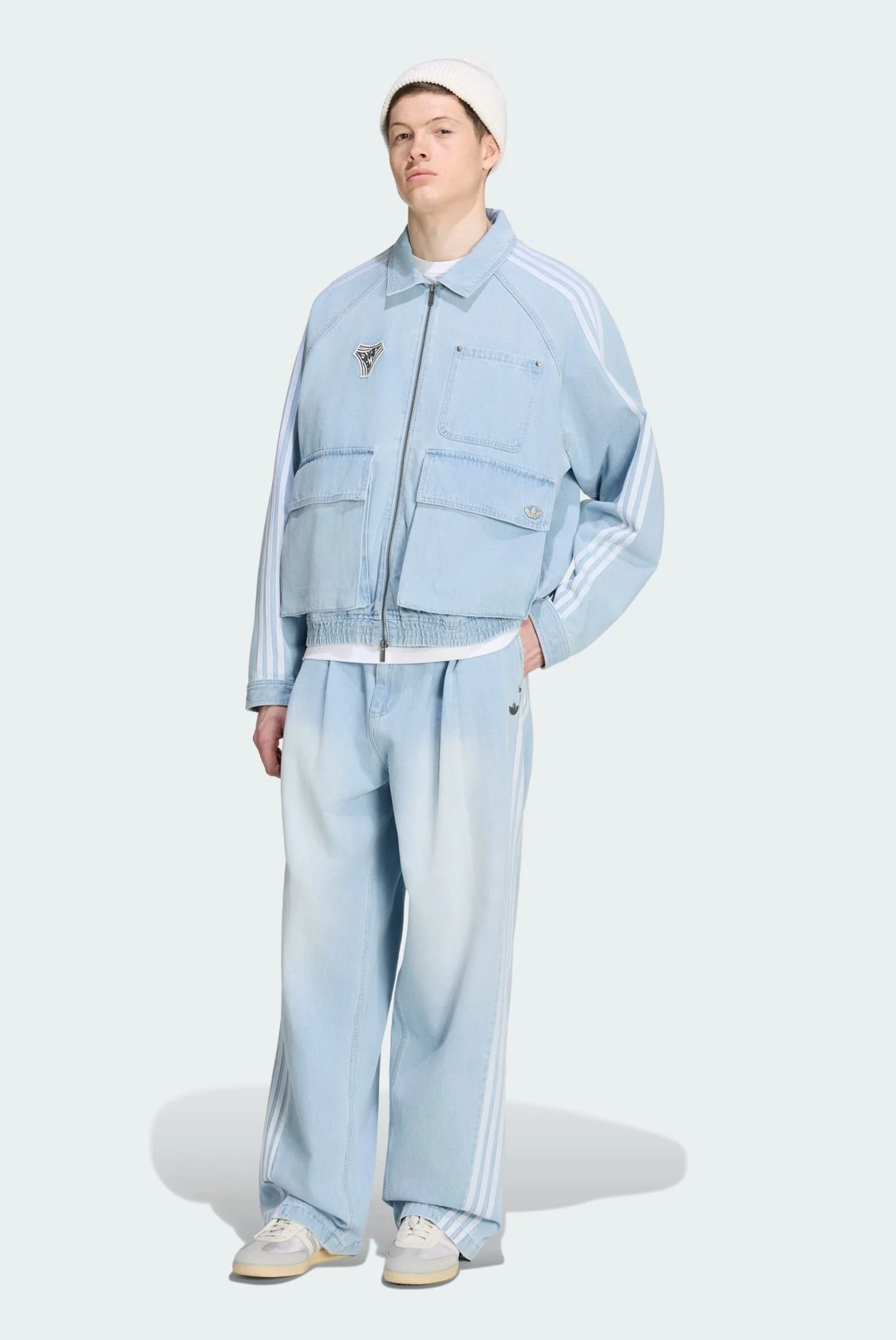Чоловічі блакитні джинси Adilenium Season 5 adidas KX4822 — MD-Fashion