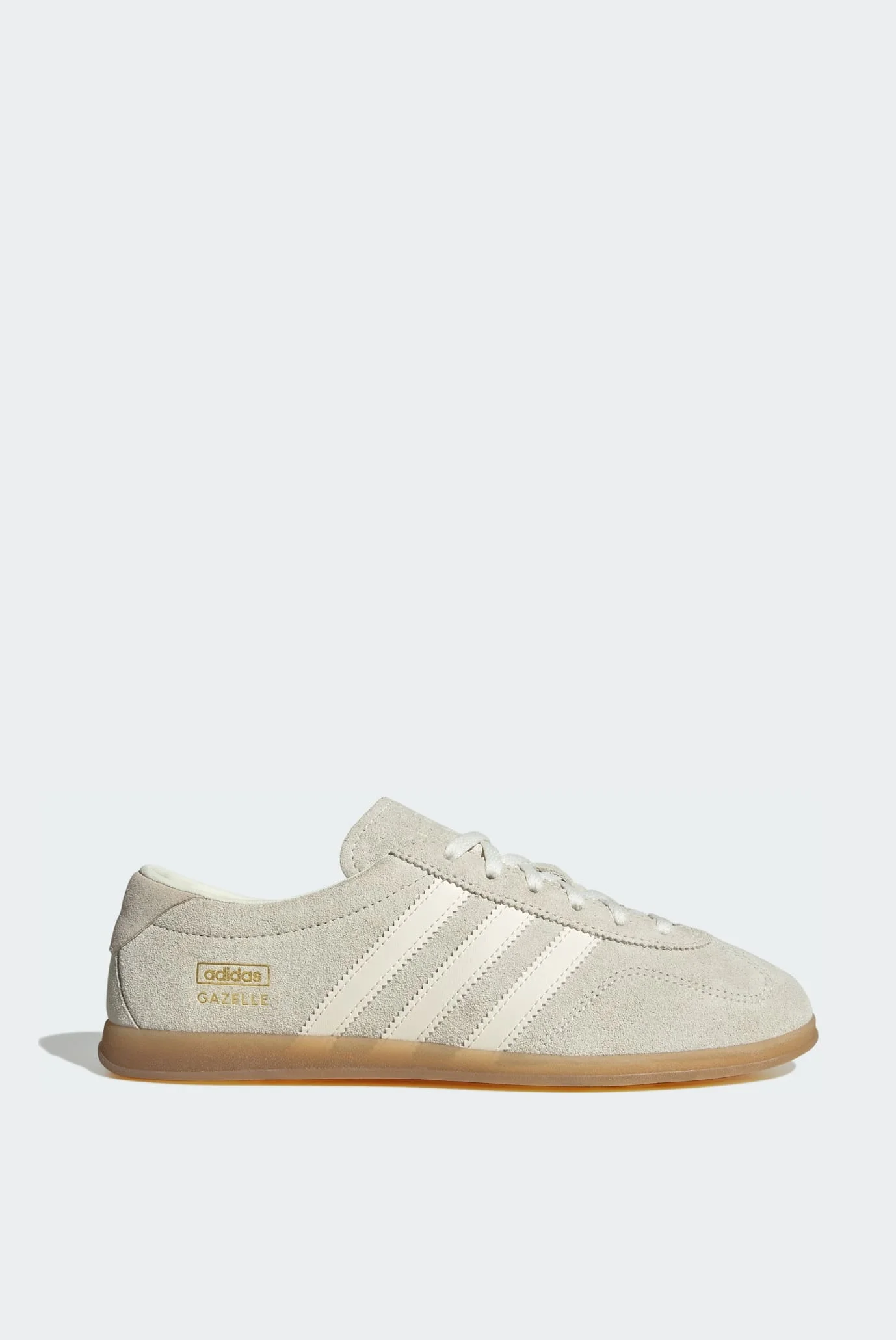 Женские светло-серые замшевые кроссовки GAZELLE LO PRO adidas