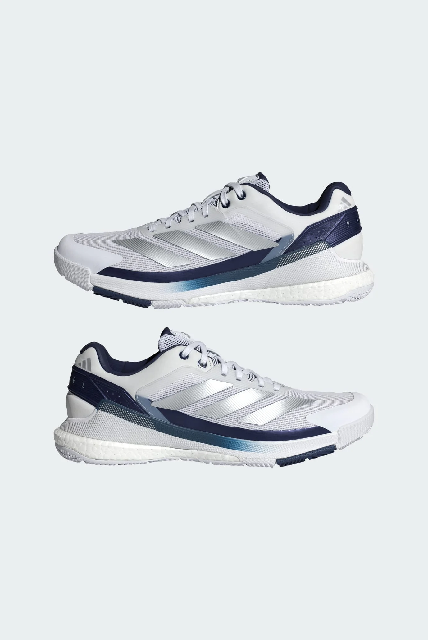 Мужские белые кроссовки Crazyquick BOOST Padel adidas JR2124 — MD
