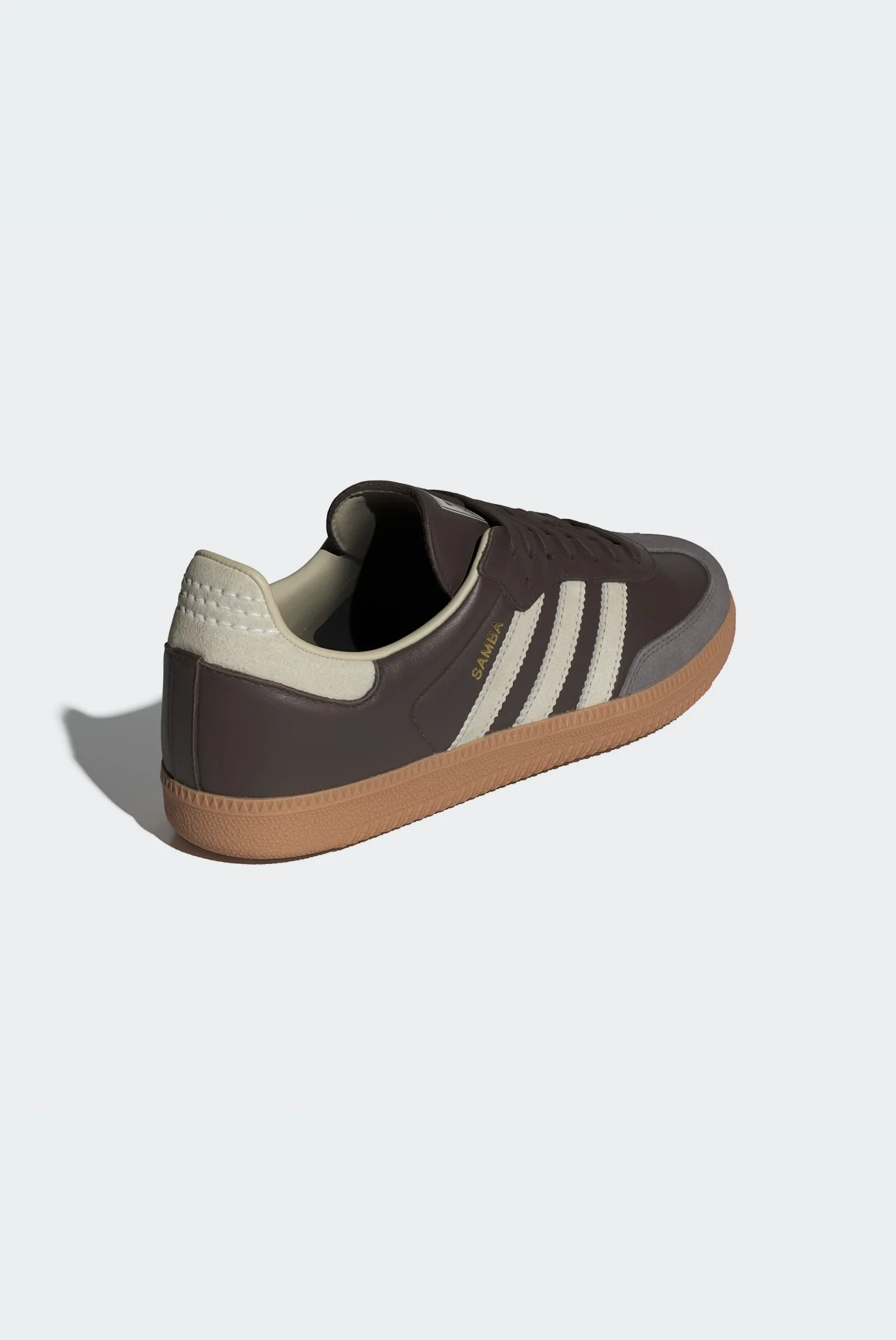 Мужские коричневые кожаные сникерсы Samba OG adidas ID1481 — MD