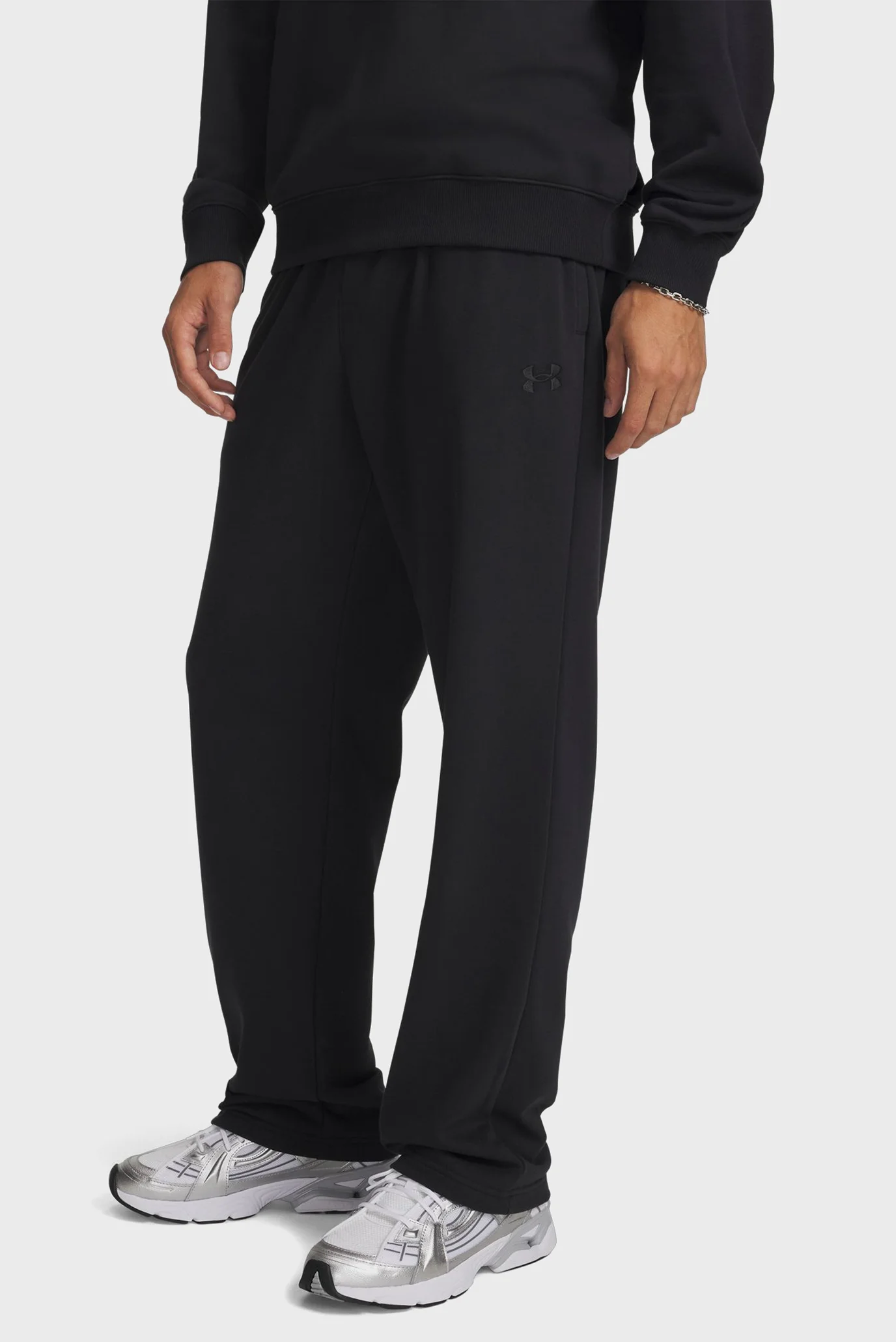Мужские черные спортивные брюки UA Rival LW Pant-BLK Under Armour