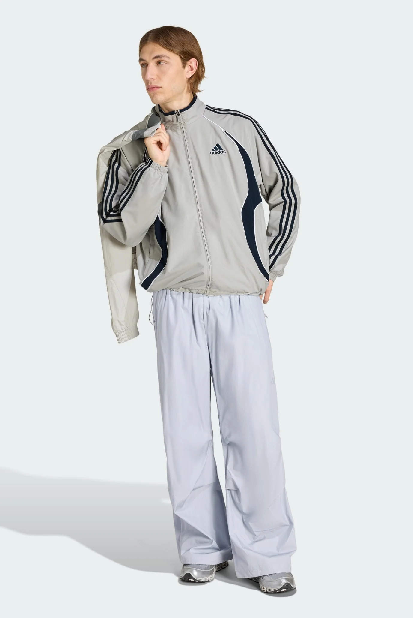Чоловіча сіра спортивна кофта Teamgeist Adicolor adidas KD5856