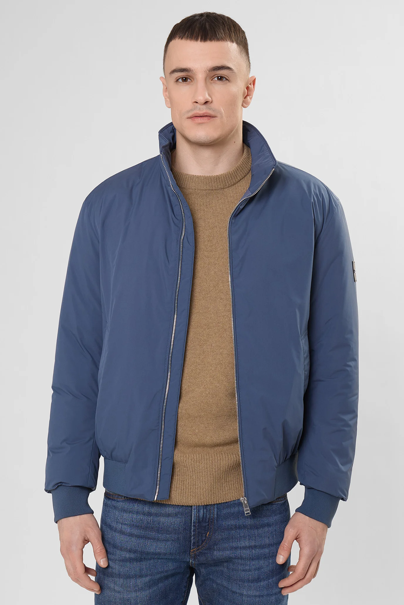Мужская синяя куртка BOSS 50553625;468 — MD-Fashion
