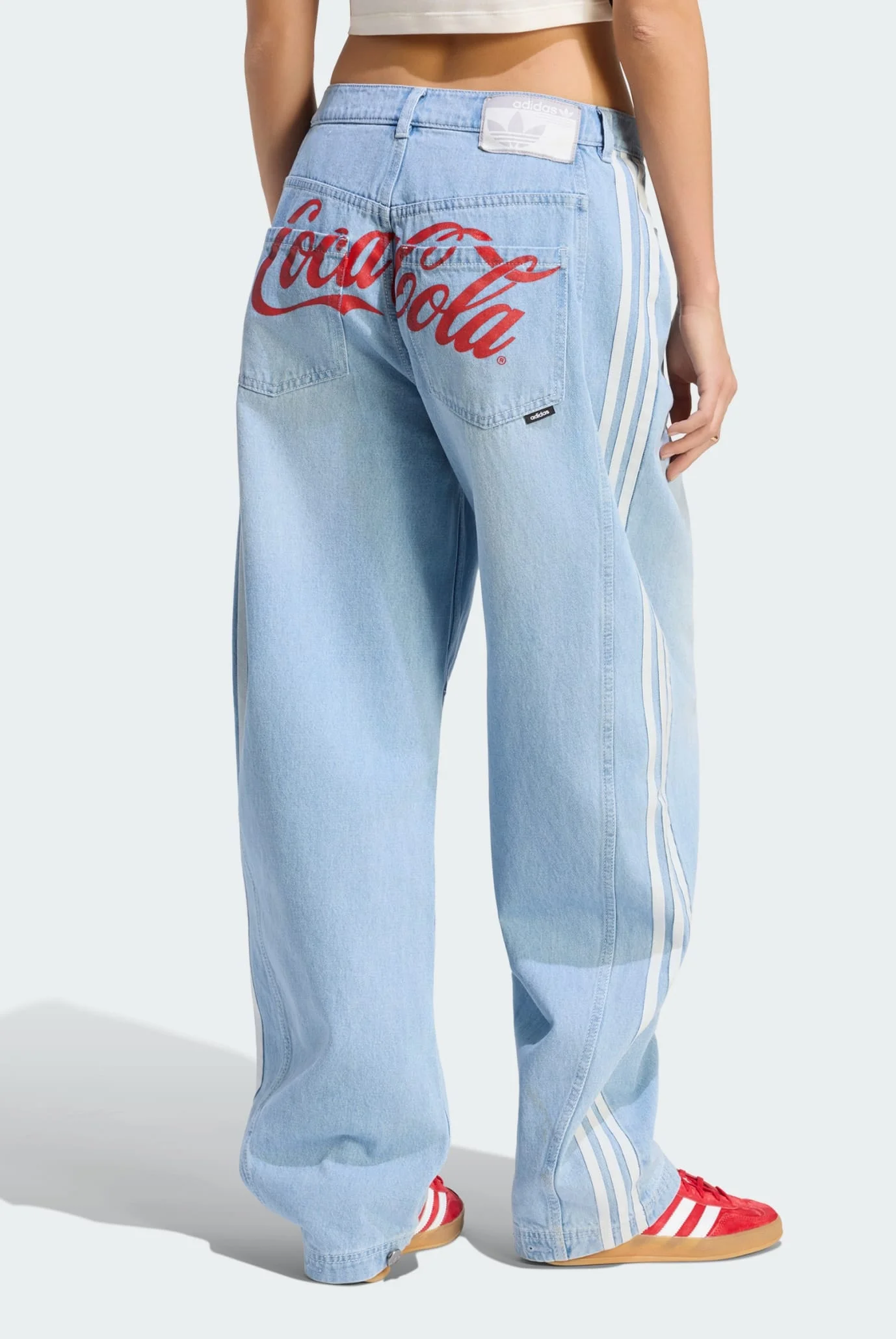 Жіночі блакитні джинси GFX BANANA Joggers adidas KY7563 — MD-Fashion