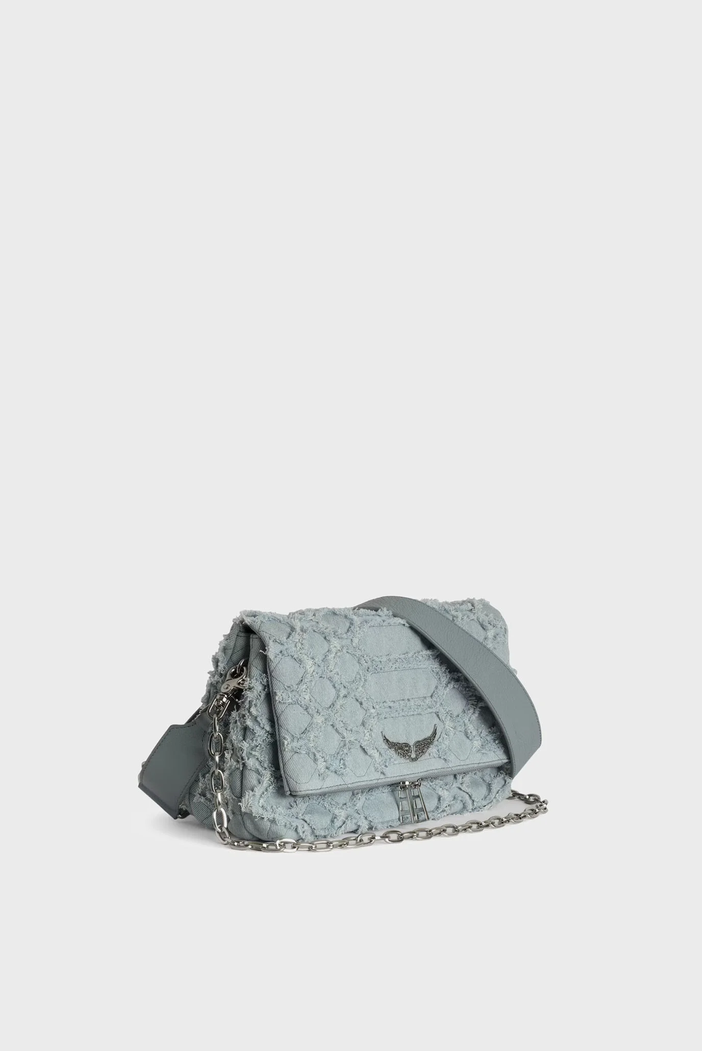 Женская голубая джинсовая сумка Rocky ZADIG&VOLTAIRE
