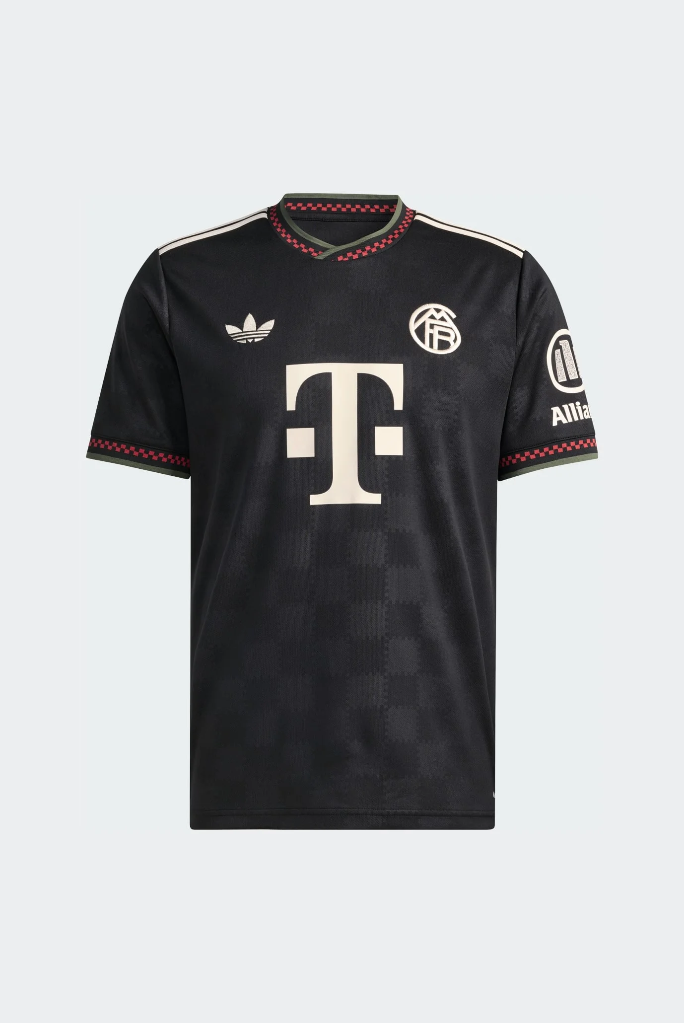 Чоловіча чорна футболка з візерунком FC Bayern 25/26 Third adidas
