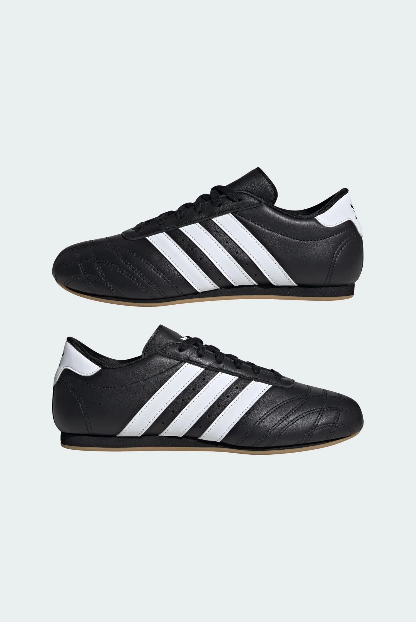 Жіночі чорні шкіряні кросівки Taekwondo adidas JS1193 — MD-Fashion