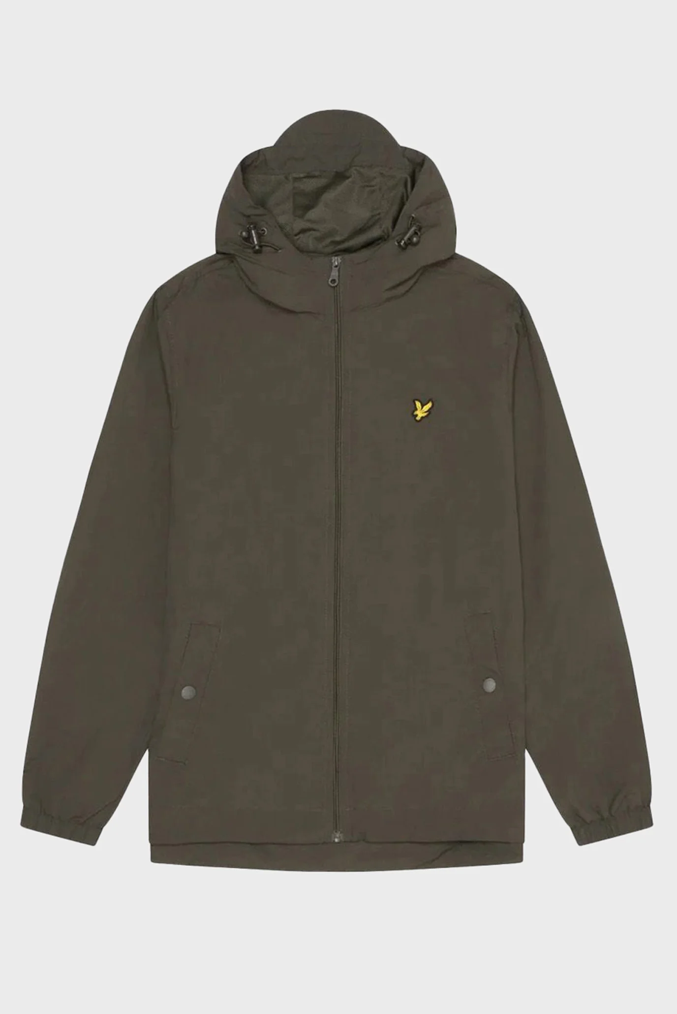 Мужская оливковая куртка ZIP THROUGH HOODED JACKET Lyle & Scott