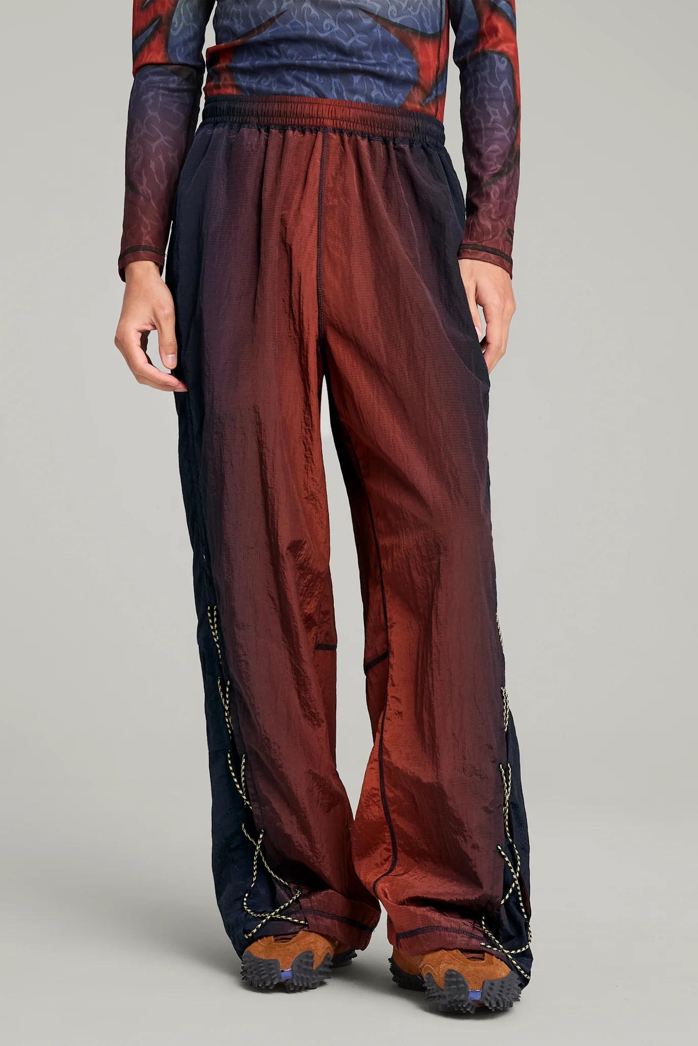 Бордові спортивні штани PUMA x ARIES Pants Unisex (унісекс) PUMA