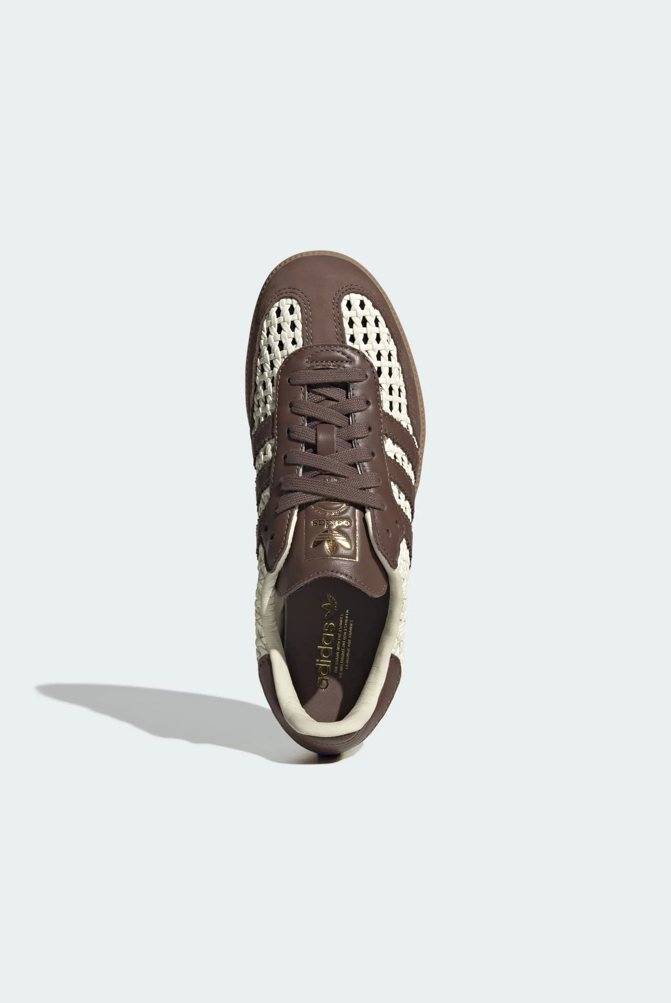 Женские коричневые кожаные сникерсы SAMBA OG adidas IH9373 — MD