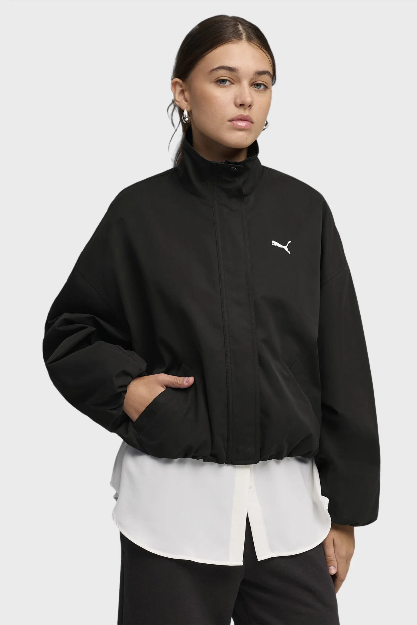Женская черная куртка Style Jacket Women PUMA 635016_01 — MD-Fashion